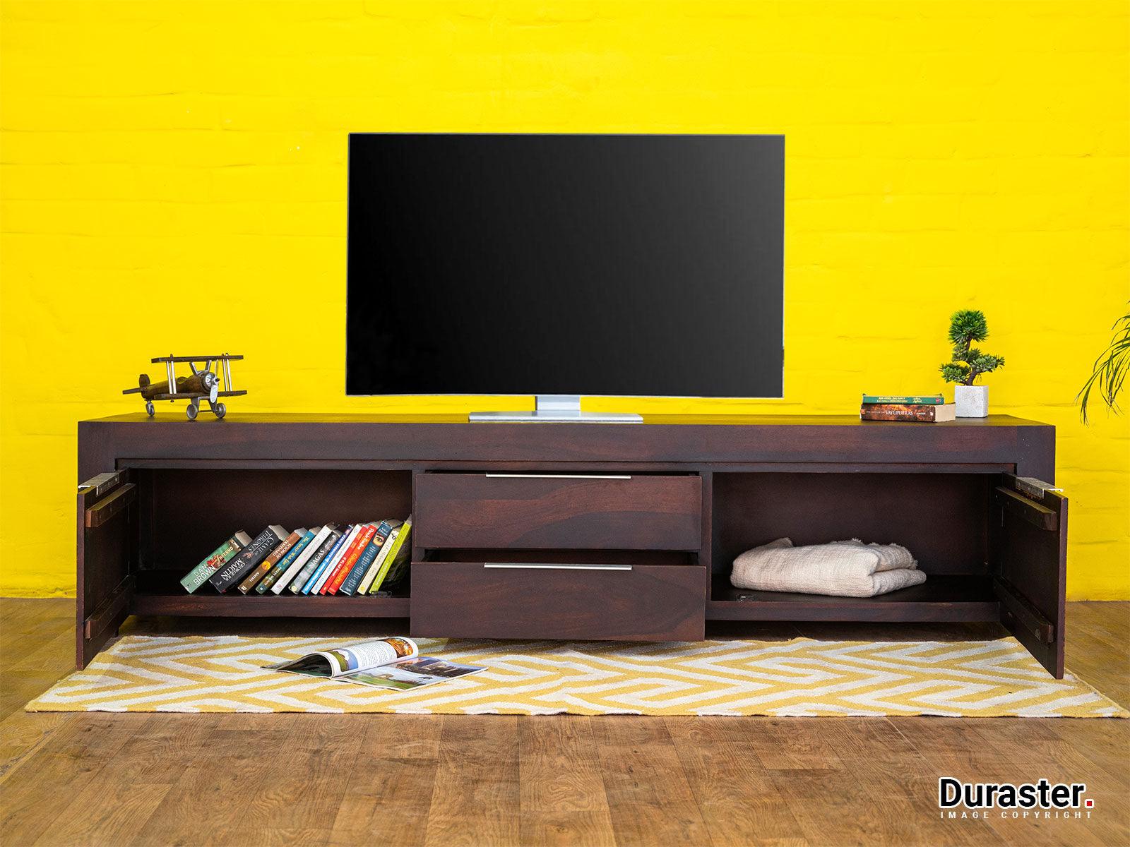 Tuscany Modern Acacia wood TV Unit #1 - Duraster