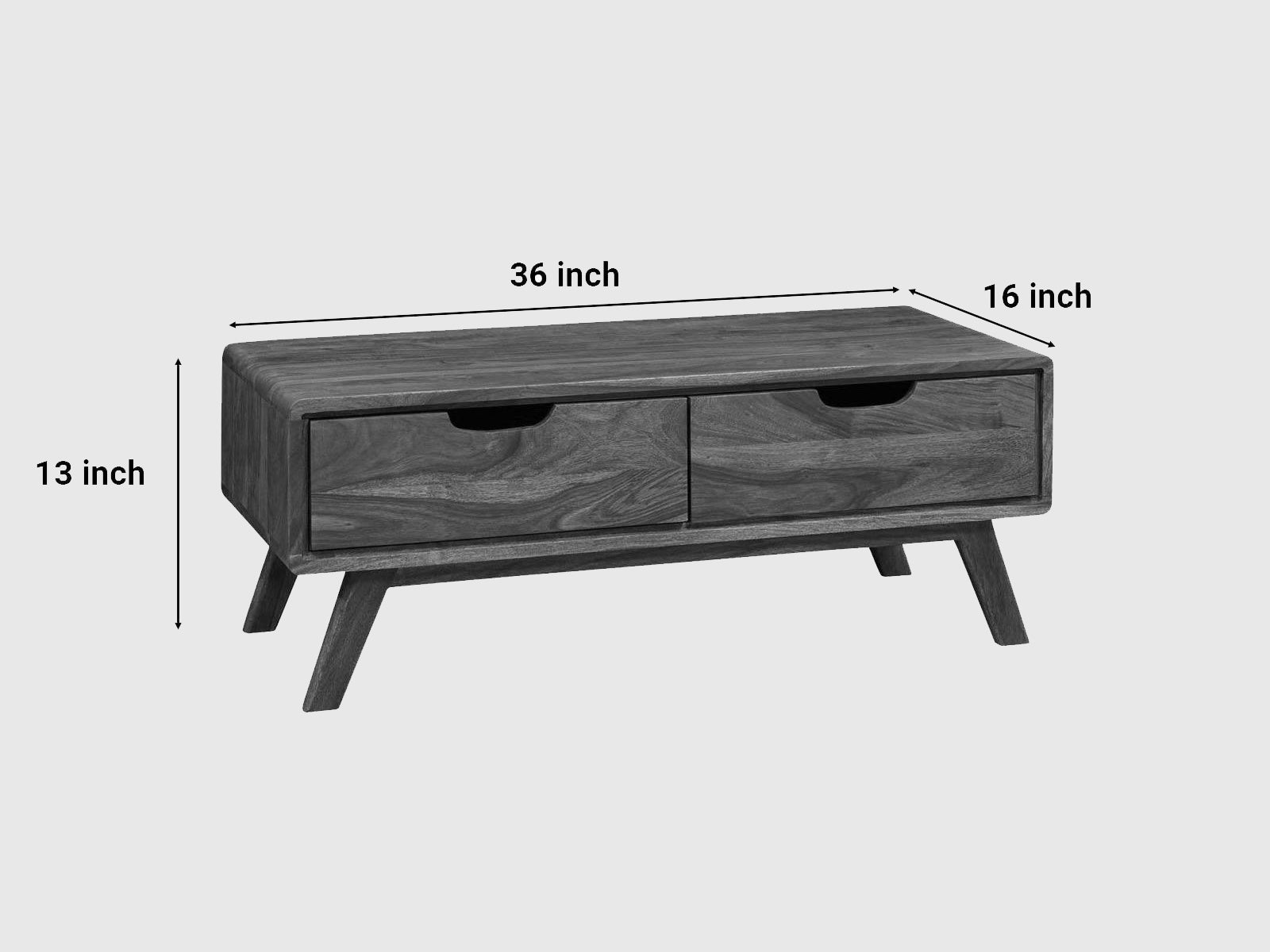 Duraster Ummed Modern Sheesham wood TV Unit #12 - Image 6