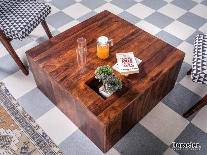 Ummed Solid Sheesham wood Coffee Table#1 - Duraster
