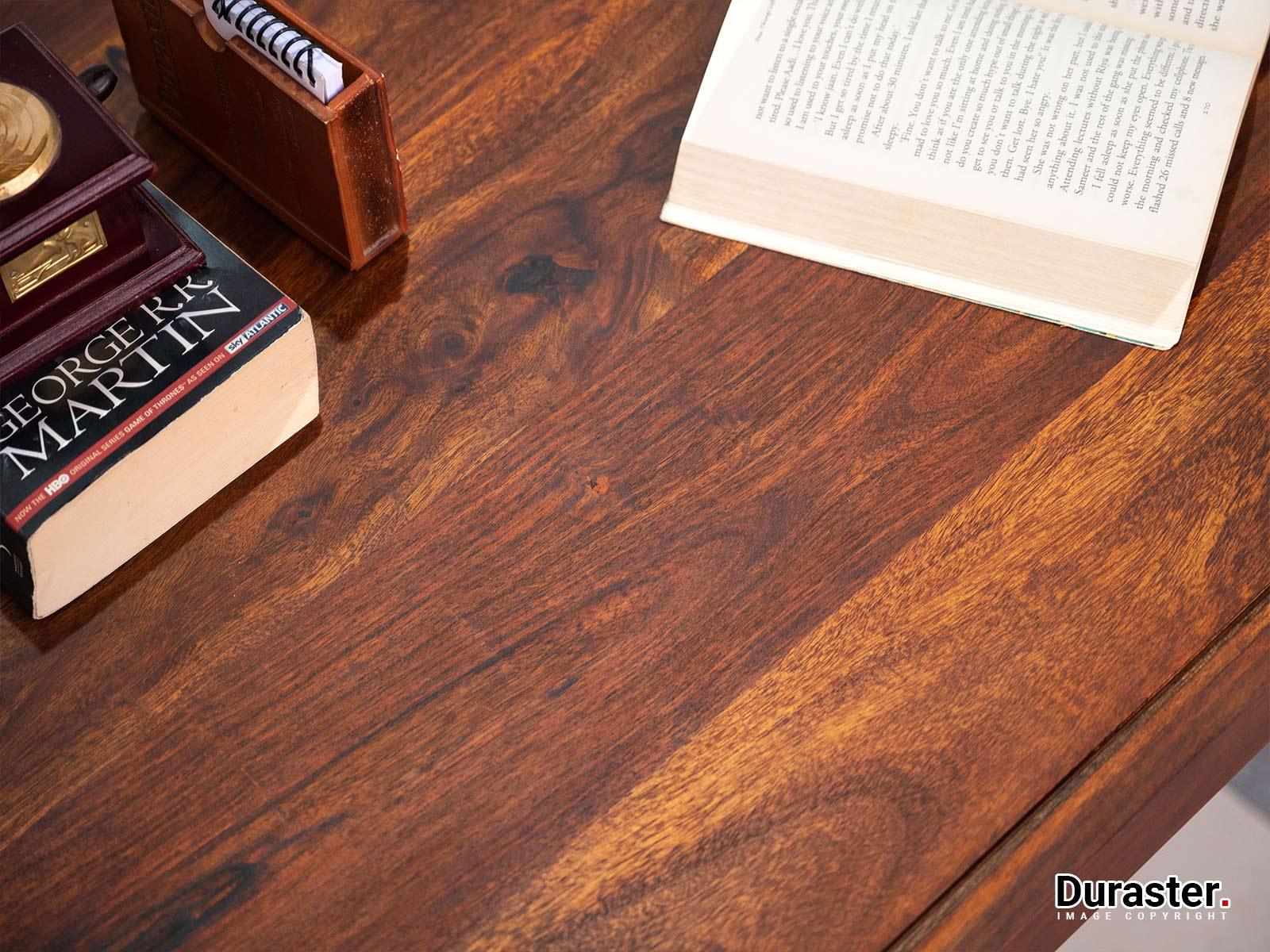Ummed Solid Sheesham wood Study Desk with Storage#2 - Duraster