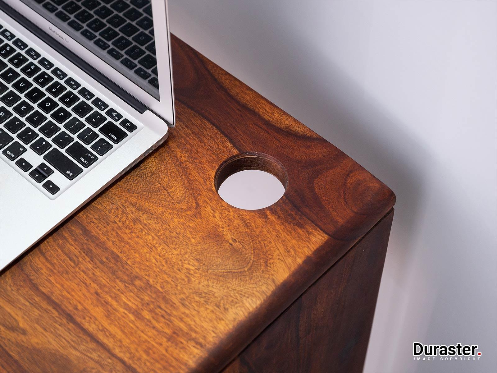 Ummed Solid Sheesham wood Study Desk with Storage#2 - Duraster