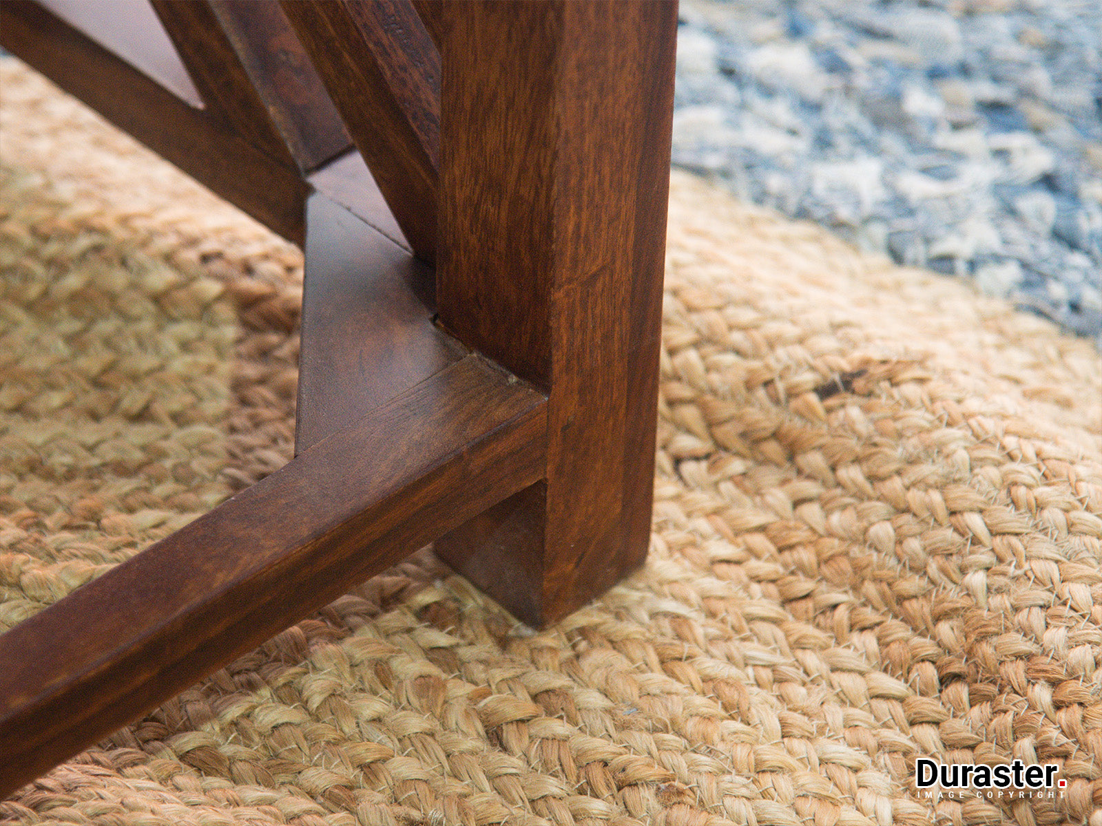 Duraster Ummed Solid Sheesham Wood Footrest Stool/Sitting Stool #1 - Image 3