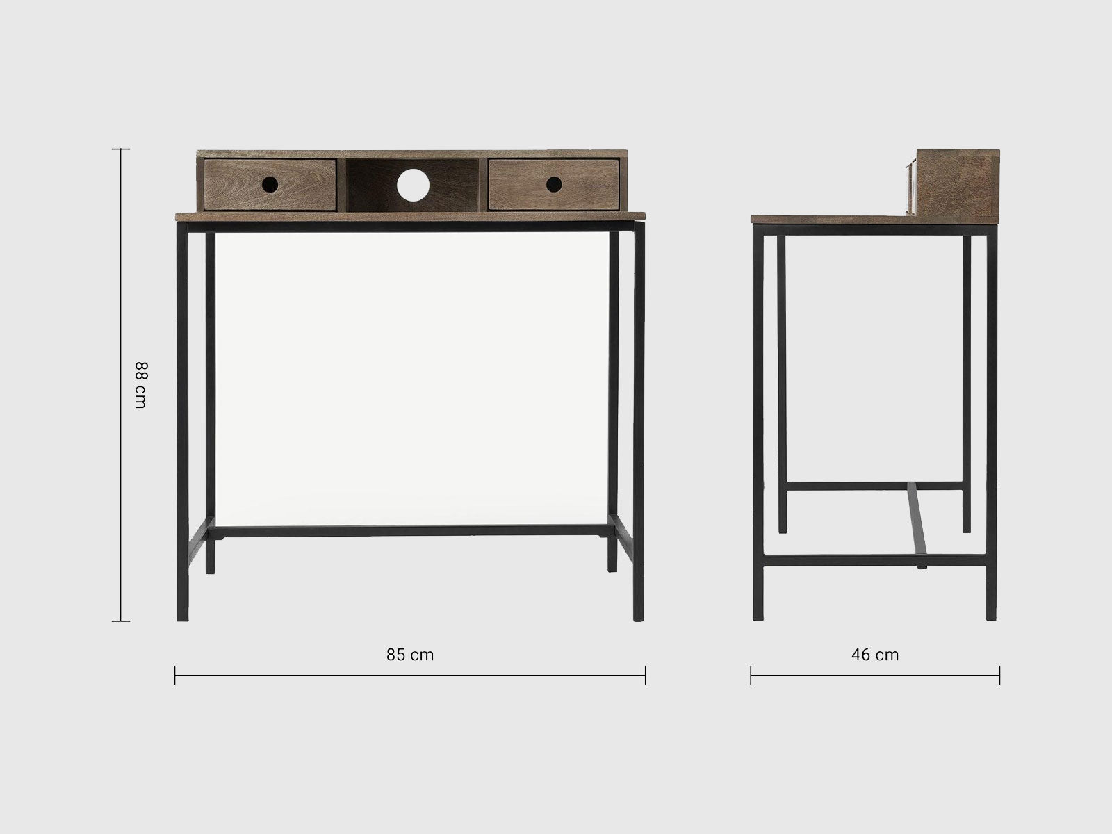 Duraster Verge Study Table with Storage #2 - Image 4