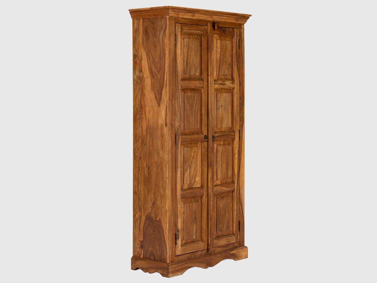 Duraster Vismit Colonial Style Sheesham Wood Wardrobe Cabinet #5