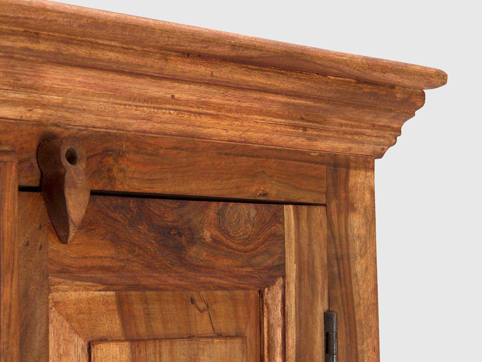 Duraster Vismit Colonial Style Sheesham Wood Wardrobe Cabinet #5 - Image 3