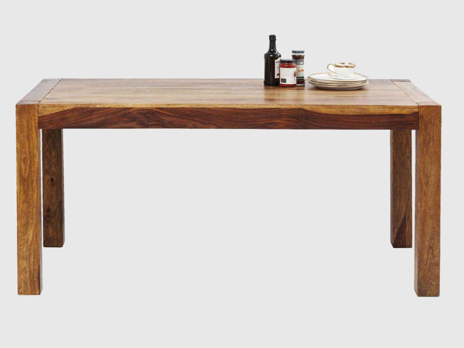 Duraster Vismit Modern Sheesham Wood Dining Table #3 - Image 2