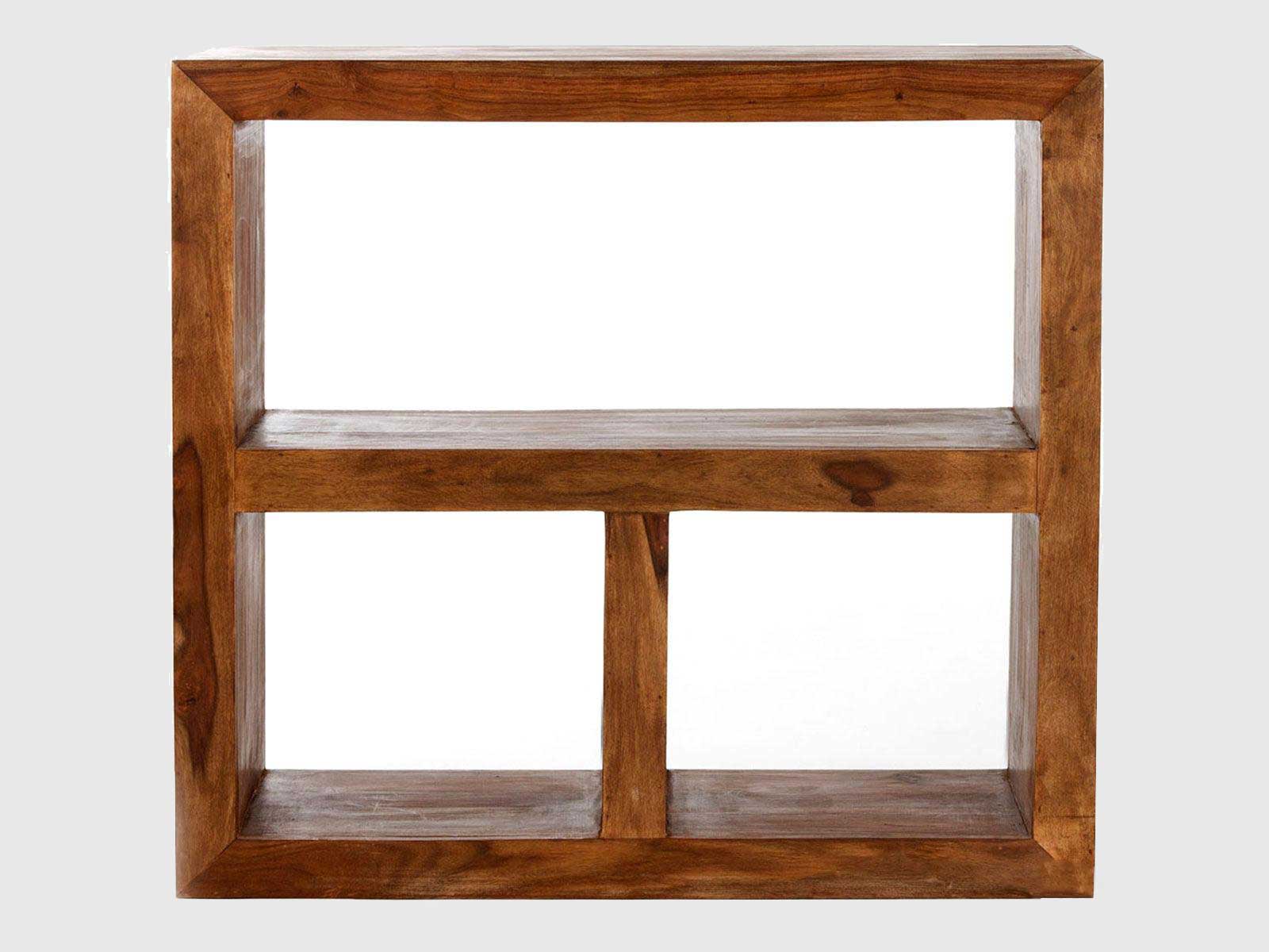 Duraster Vismit Modern sheesham Wood Room Divider Bookshelf #6 - Image 3