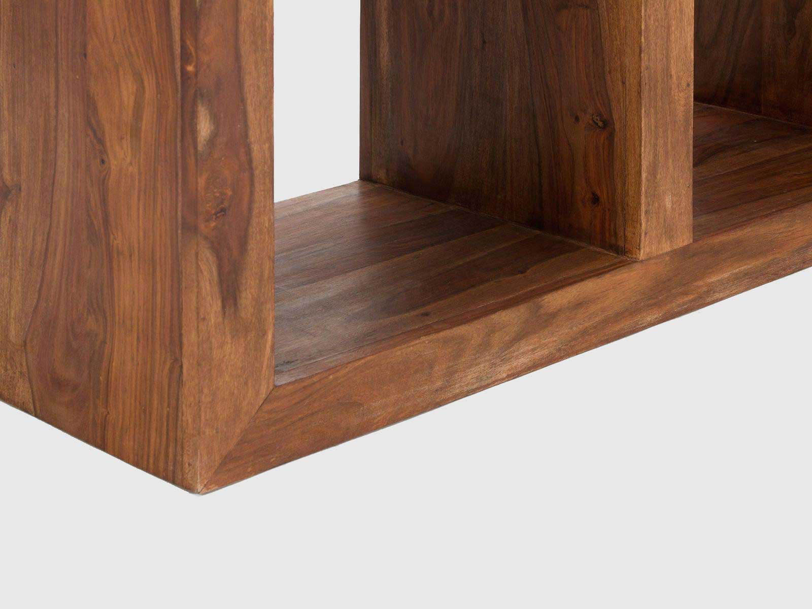 Duraster Vismit Modern sheesham Wood Room Divider Bookshelf #6 - Image 4