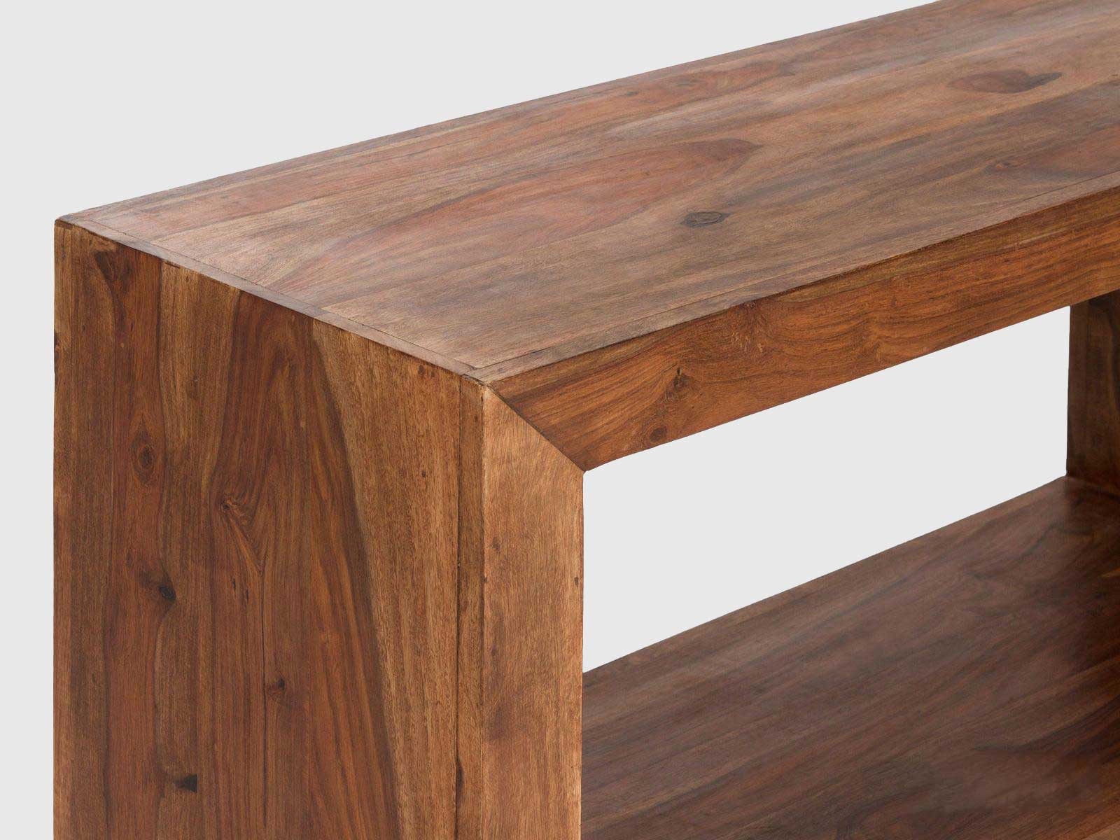 Duraster Vismit Modern sheesham Wood Room Divider Bookshelf #6 - Image 5