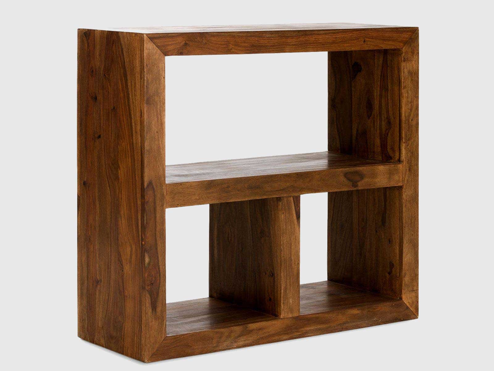 Duraster Vismit Modern sheesham Wood Room Divider Bookshelf #6 - Image 2