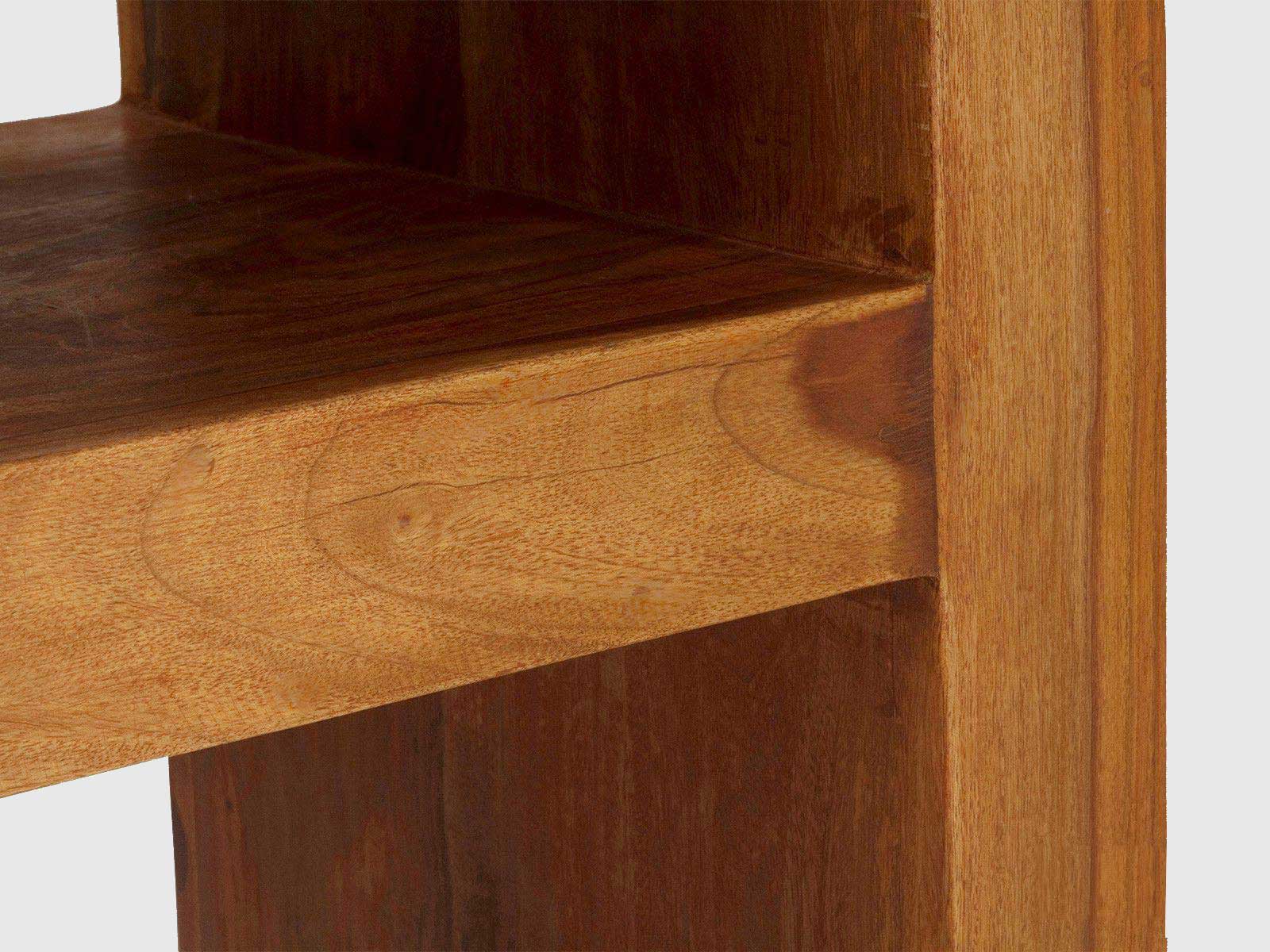 Duraster Vismit Modern sheesham Wood Room Divider Bookshelf #7 - Image 3