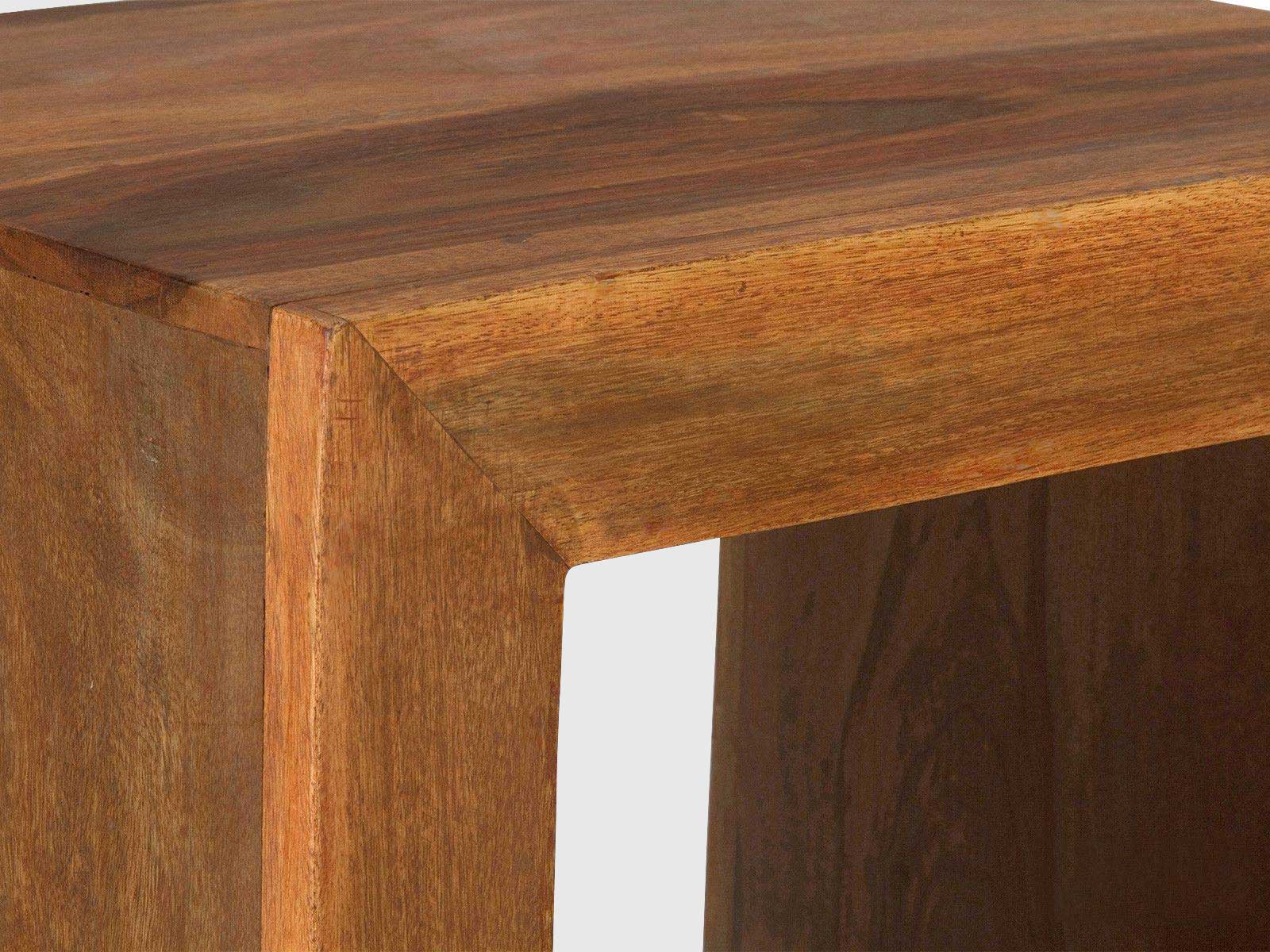 Duraster Vismit Modern sheesham Wood Room Divider Bookshelf #7 - Image 4