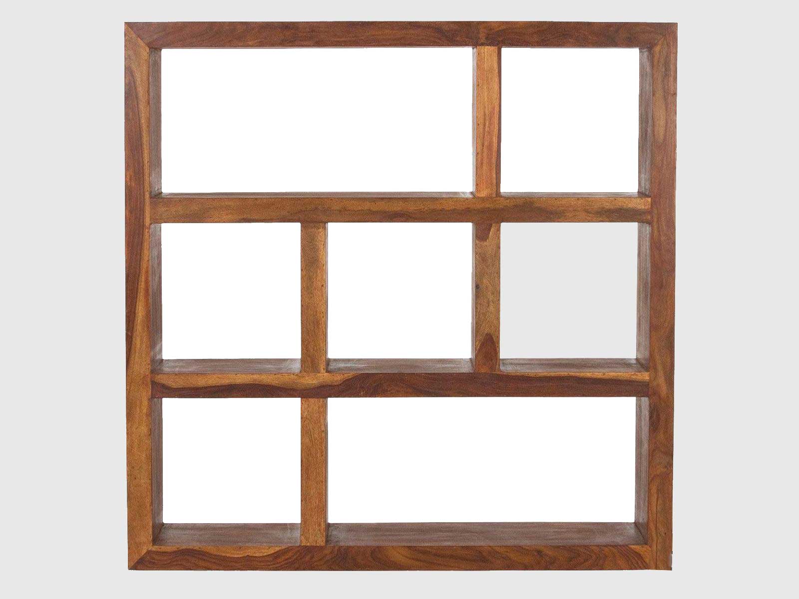 Duraster Vismit Modern sheesham wood Room Divider Bookshelf #5 - Image 2