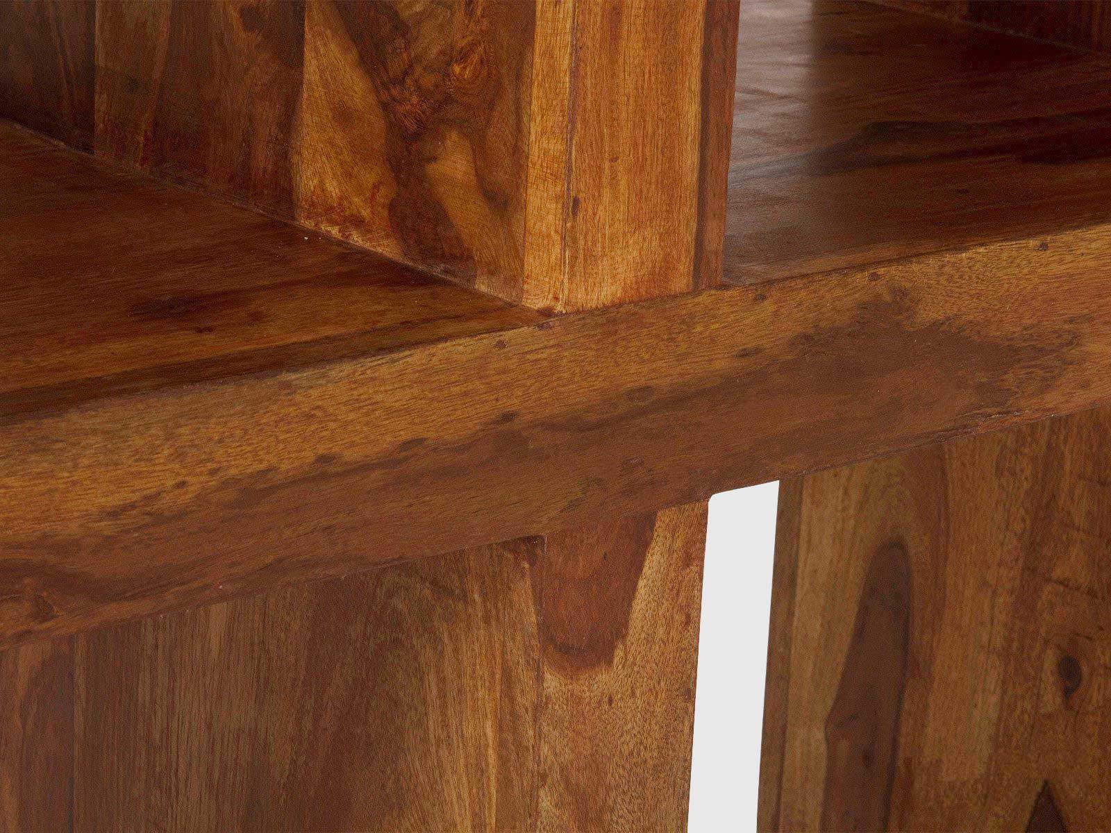 Duraster Vismit Modern sheesham wood Room Divider Bookshelf #5 - Image 6