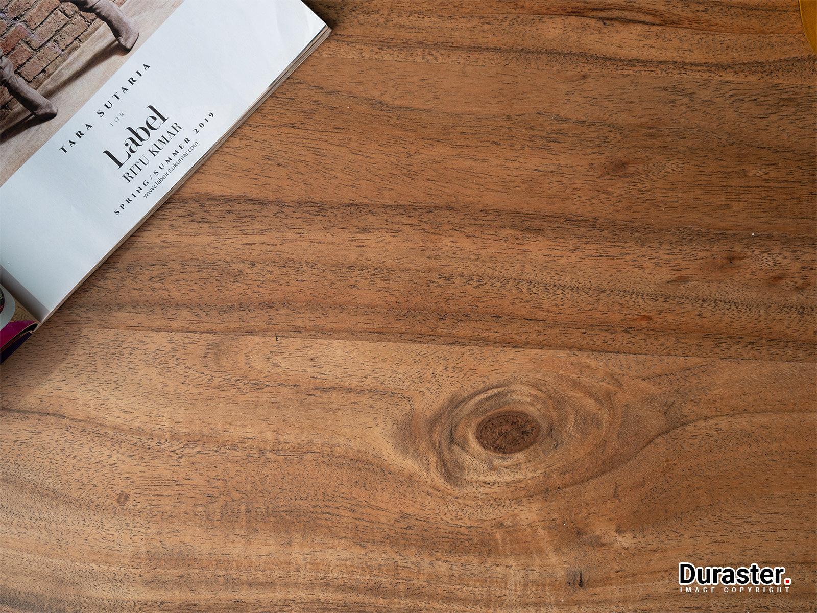 Hawkin Solid Acacia wood Handmade Live Edge Dining Table #1 - Duraster
