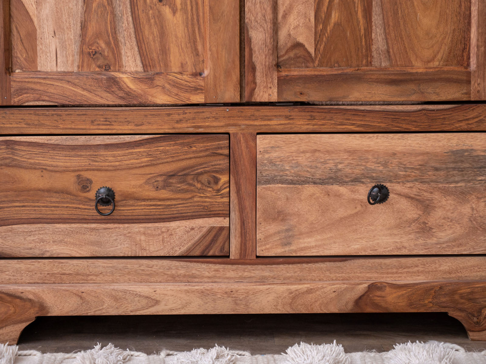 Duraster Hawkin Sheesham Wood Wardrobe #3 - Image 8