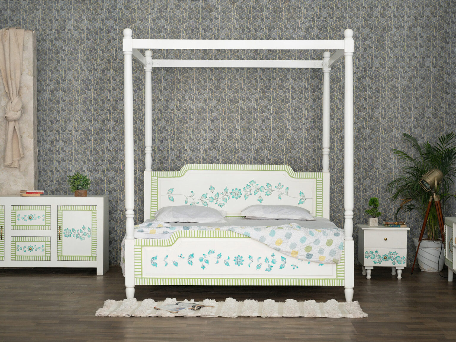 Modern Four Poster Bed