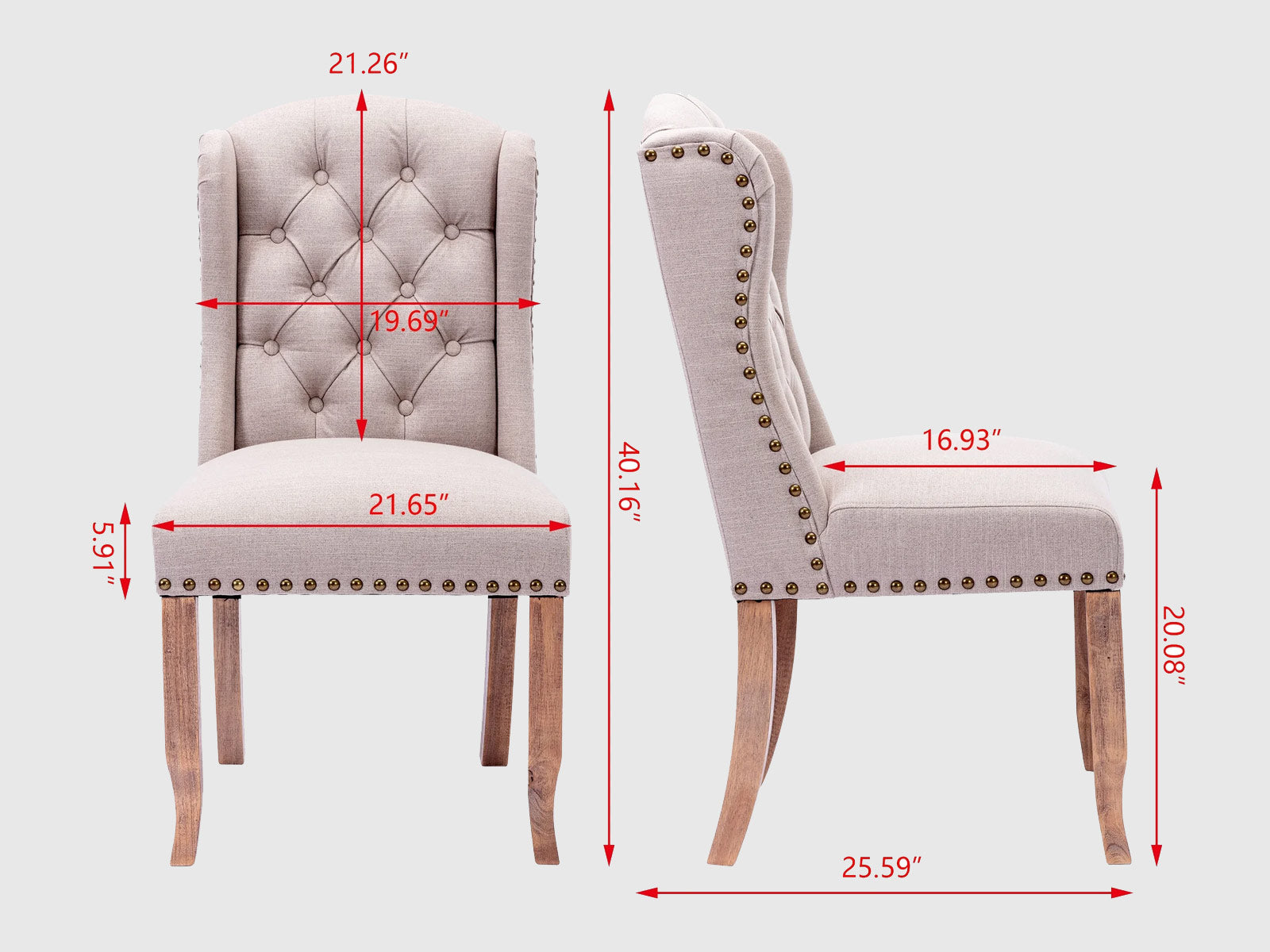 Duraster Elementary Dining Chair Set of 2 #5 - Image 5