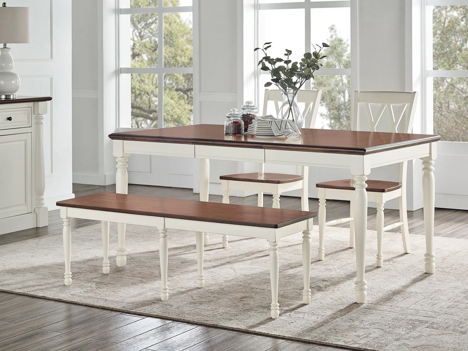 Duraster Novo Premium Dining Table Set 4 Seater(Walnut Finish) #14