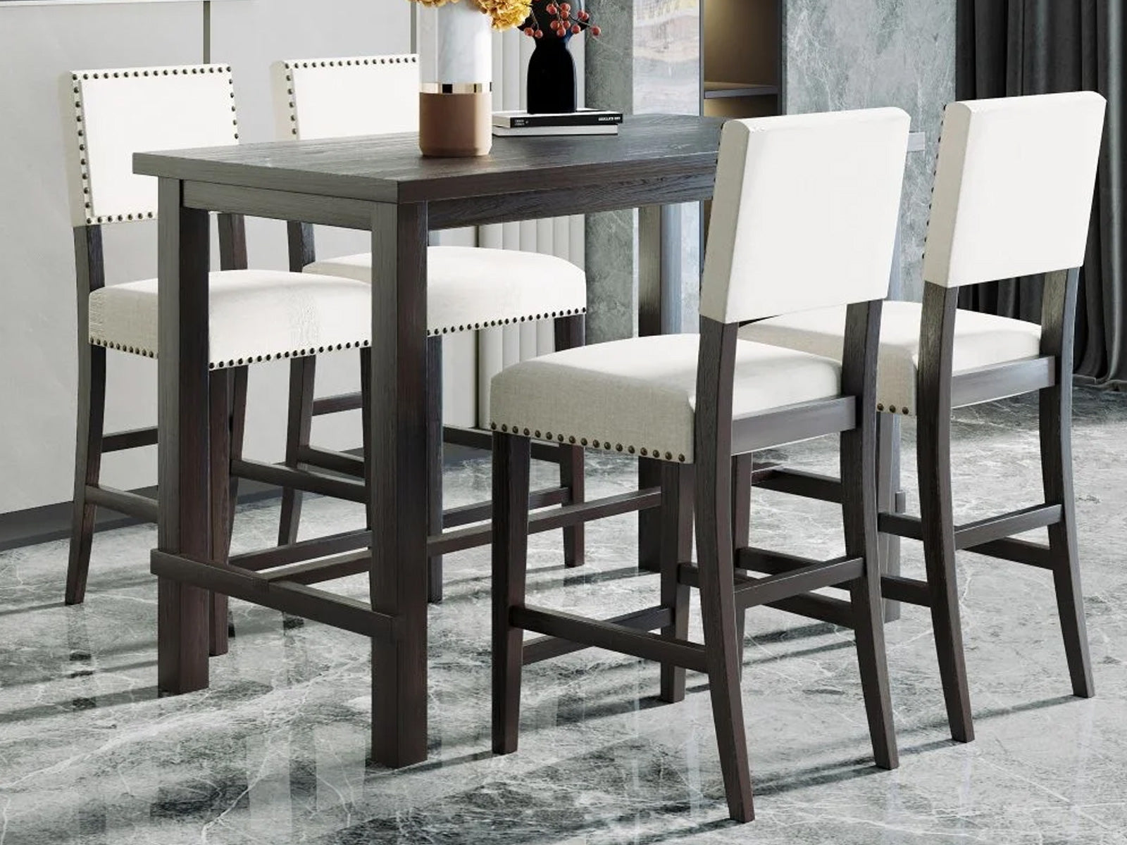 Duraster Marvel Dining Table Set 4 Seater #9 - Image 2