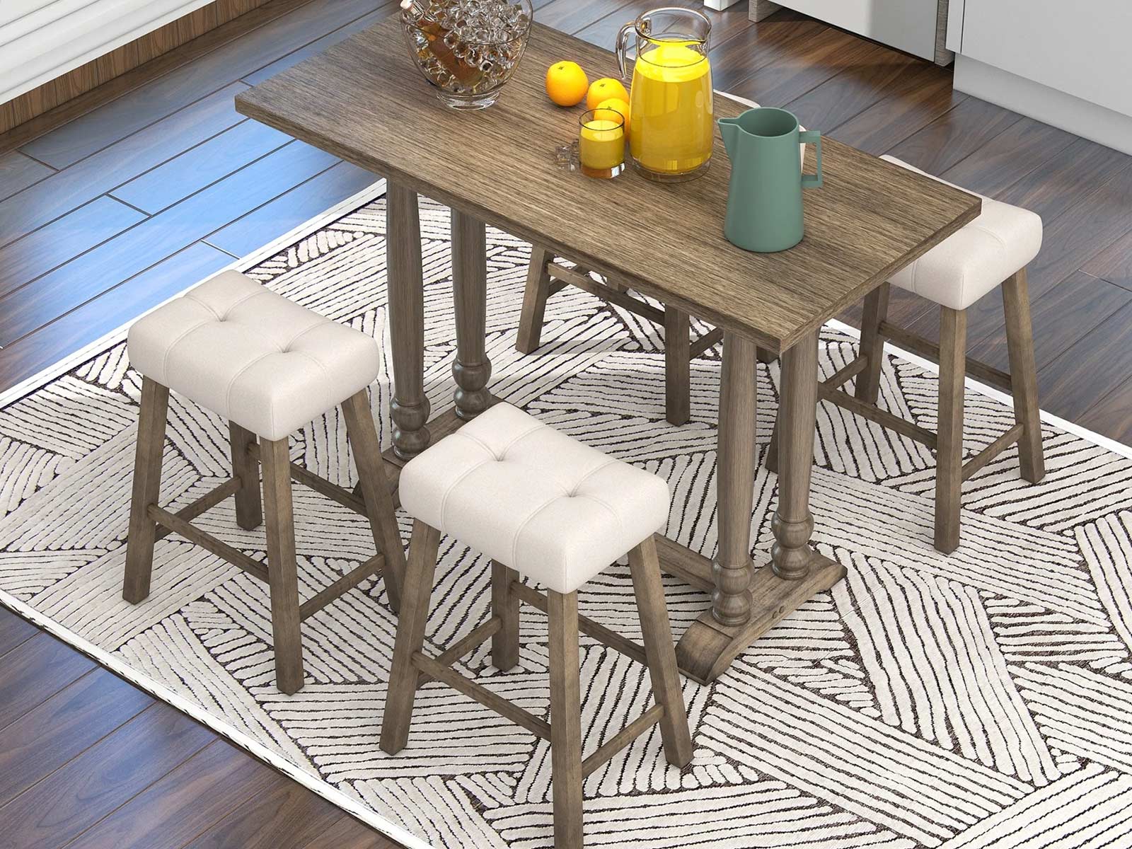 Duraster Nilay Dining Table Set 4 Seater #20 - Image 3