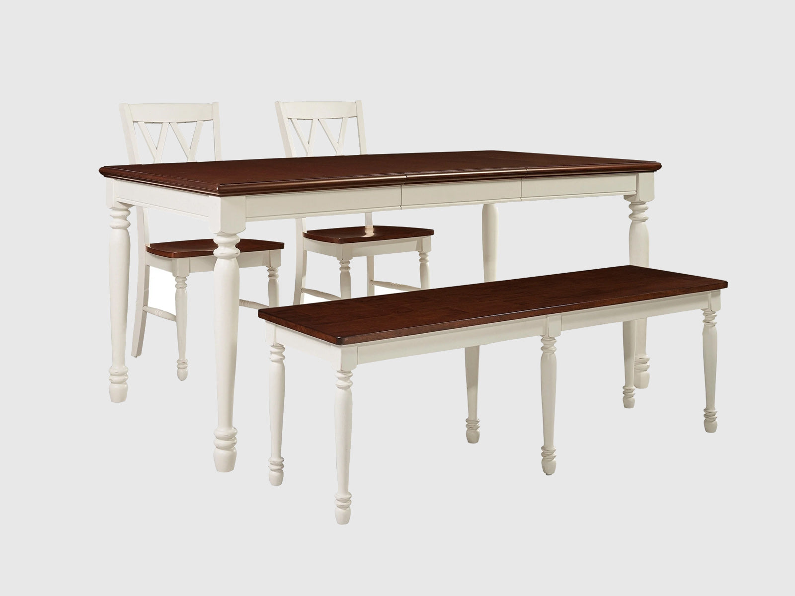 Duraster Novo Premium Dining Table Set 4 Seater(Walnut Finish) #14 - Image 3