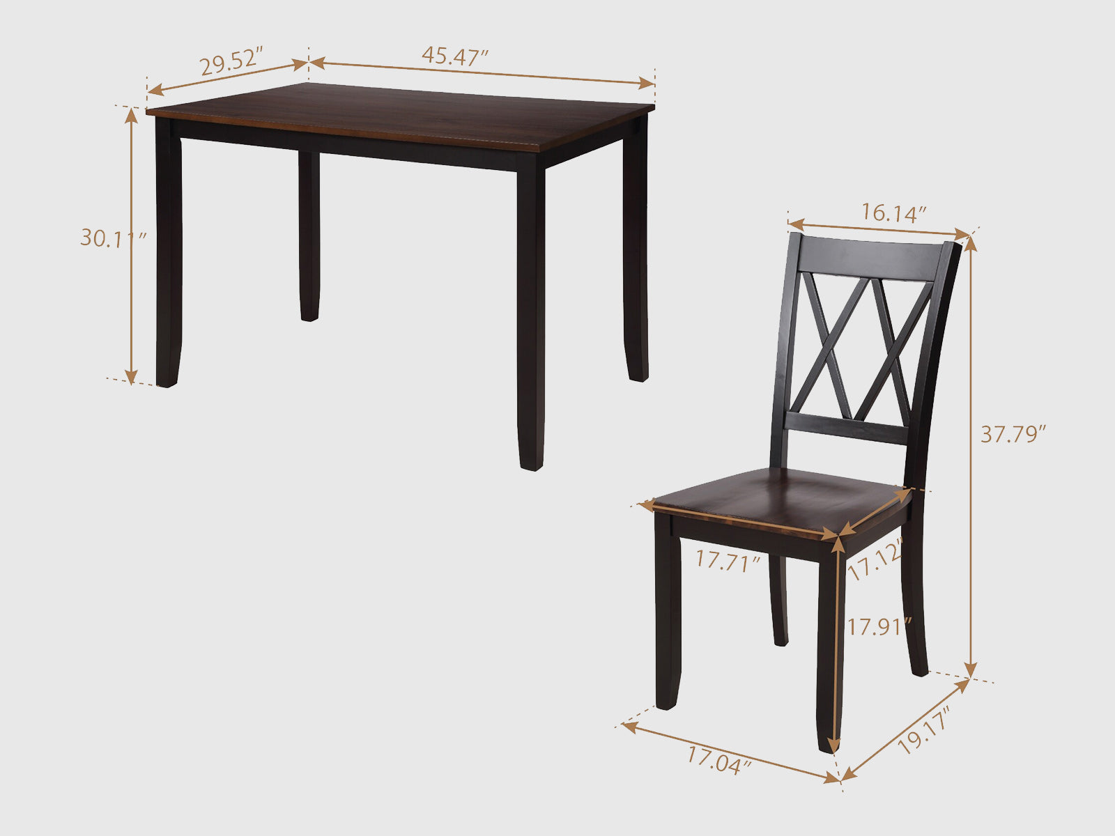 Duraster Black Marina Dining Table Set 4 Seater #27 - Image 8