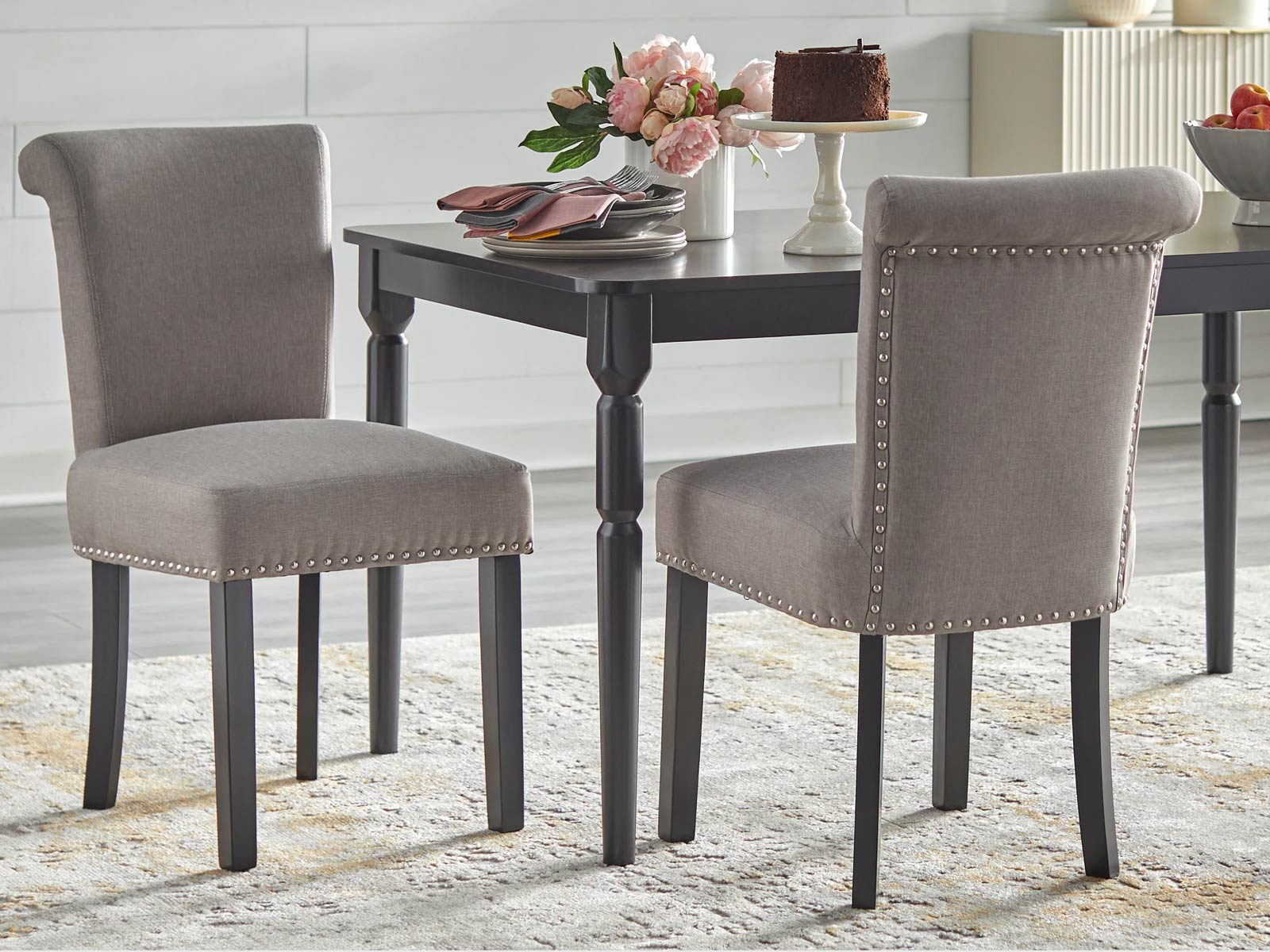 Duraster Black Marina Dining Table Set 6 Seater #2 - Image 2