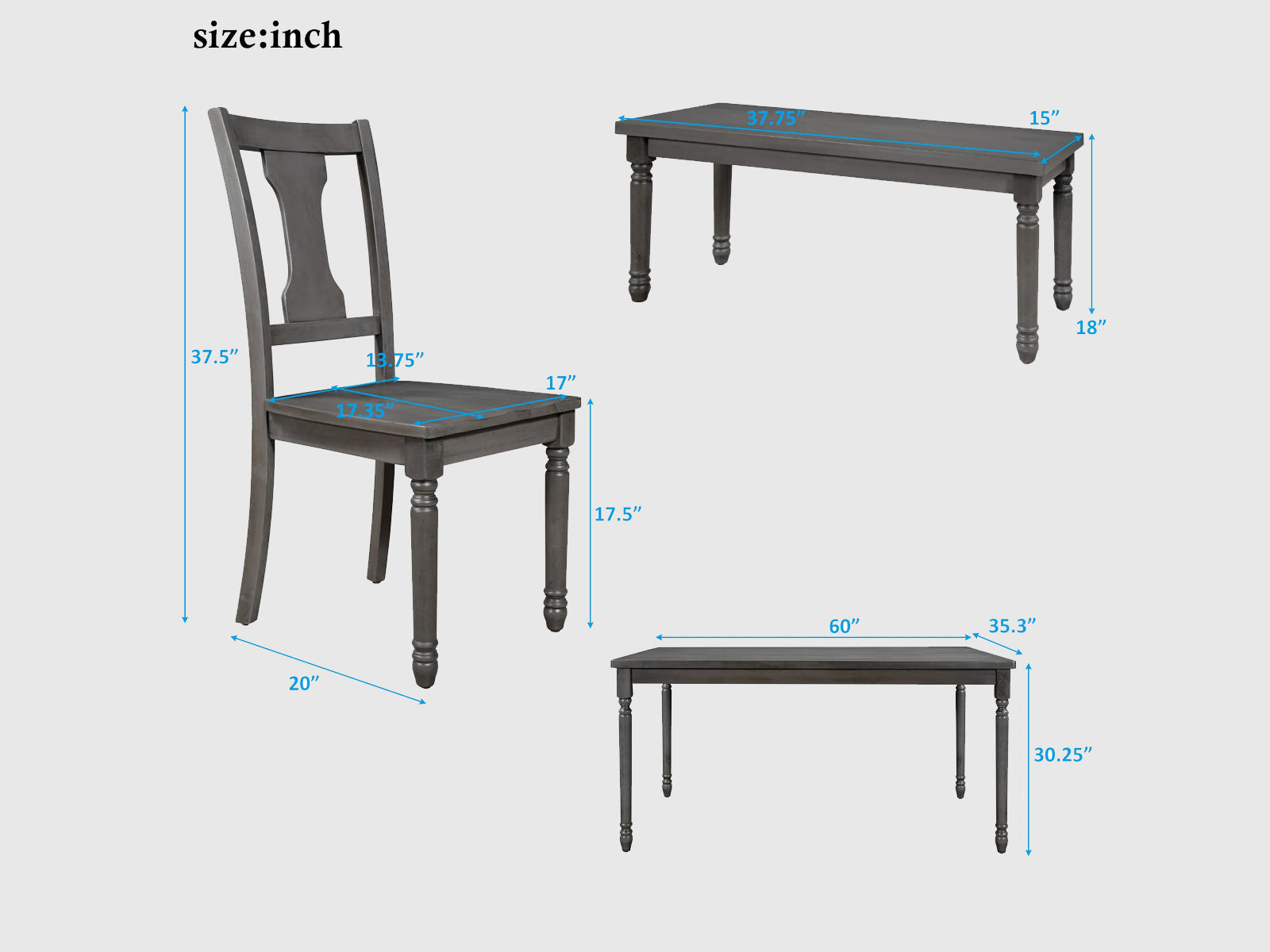 Duraster Goa Dining Table Set 6 Seater #9 - Image 7