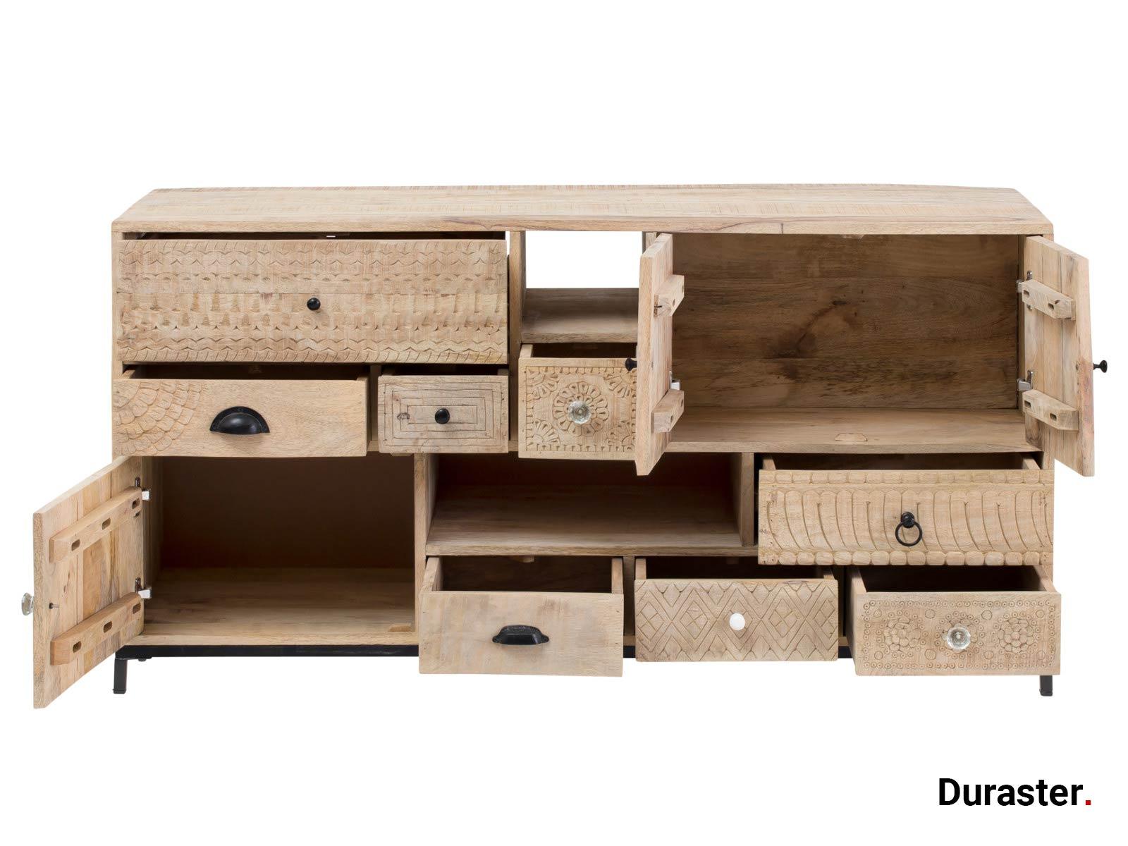 Ajenta Solid Mango wood Chest of Drawers Cabinet #1 - Duraster