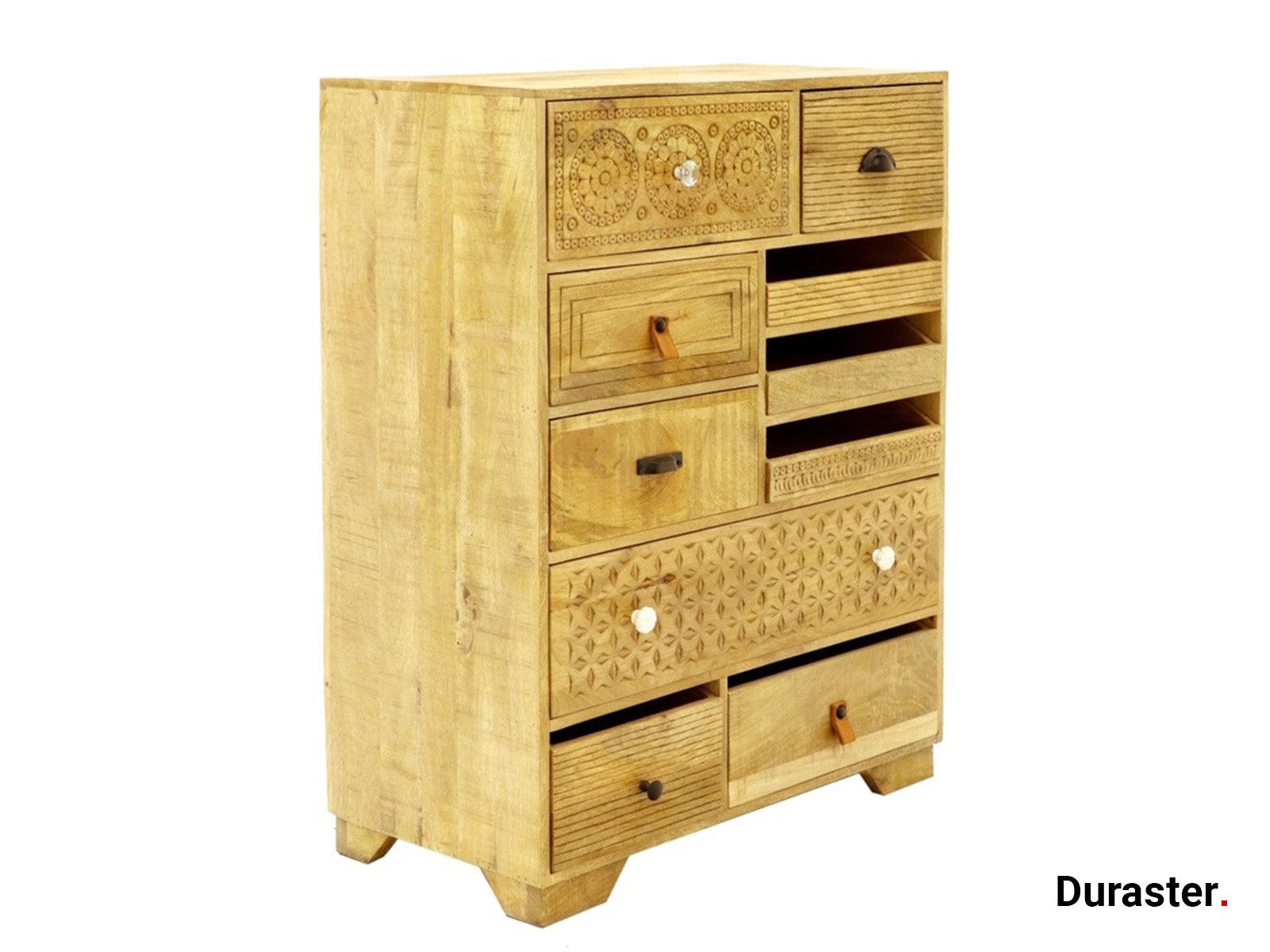 Ajenta Stylish Mango wood Chest of Drawer #2 - Duraster
