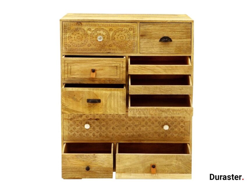 Ajenta Stylish Mango wood Chest of Drawer #2 - Duraster