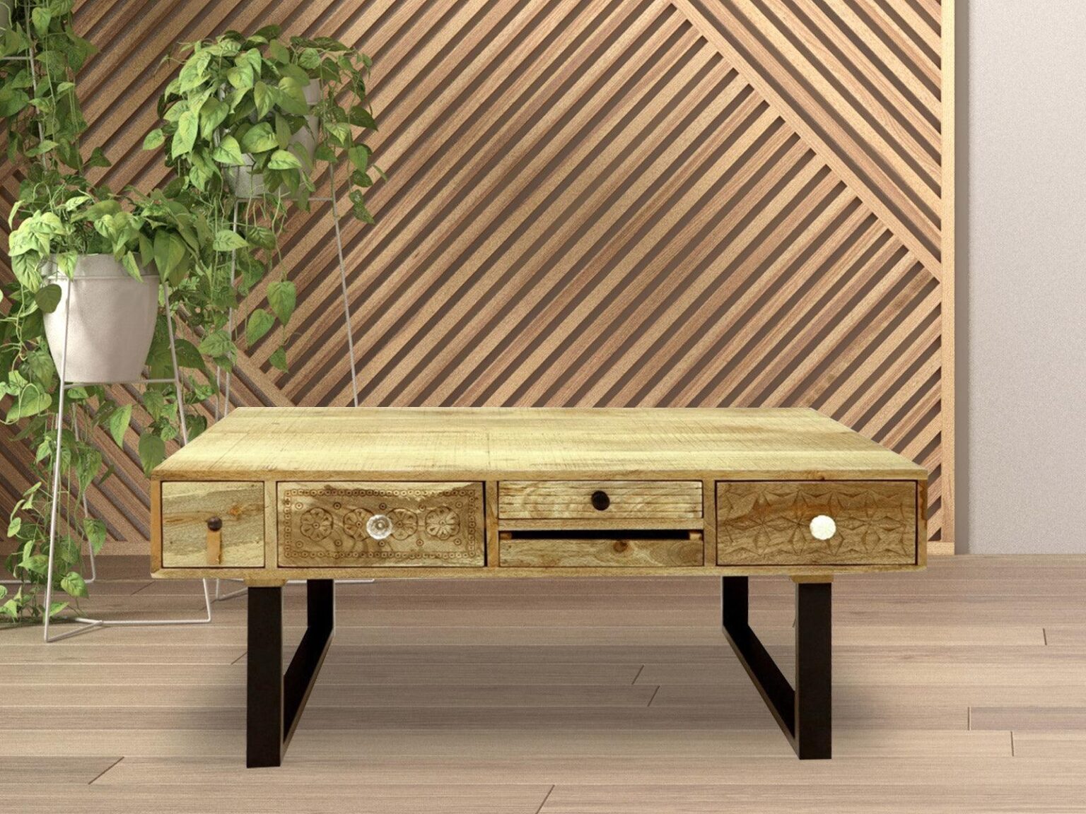 Ajenta Stylish Mango wood Coffee Table #1 - Duraster