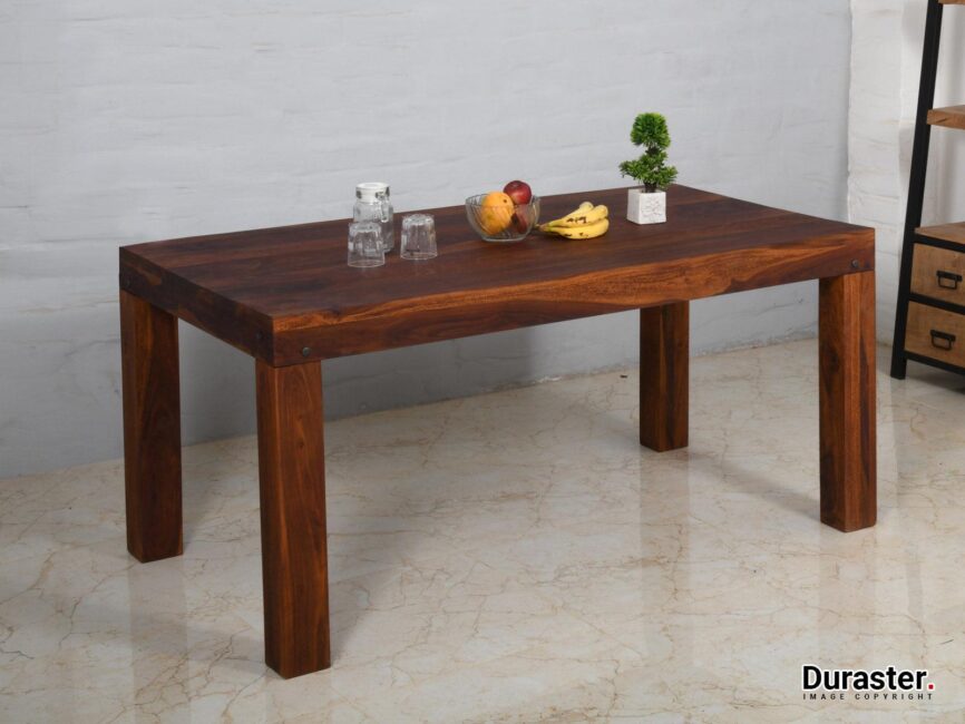 Amber Solid Sheesham wood Dining Table #1 - Duraster