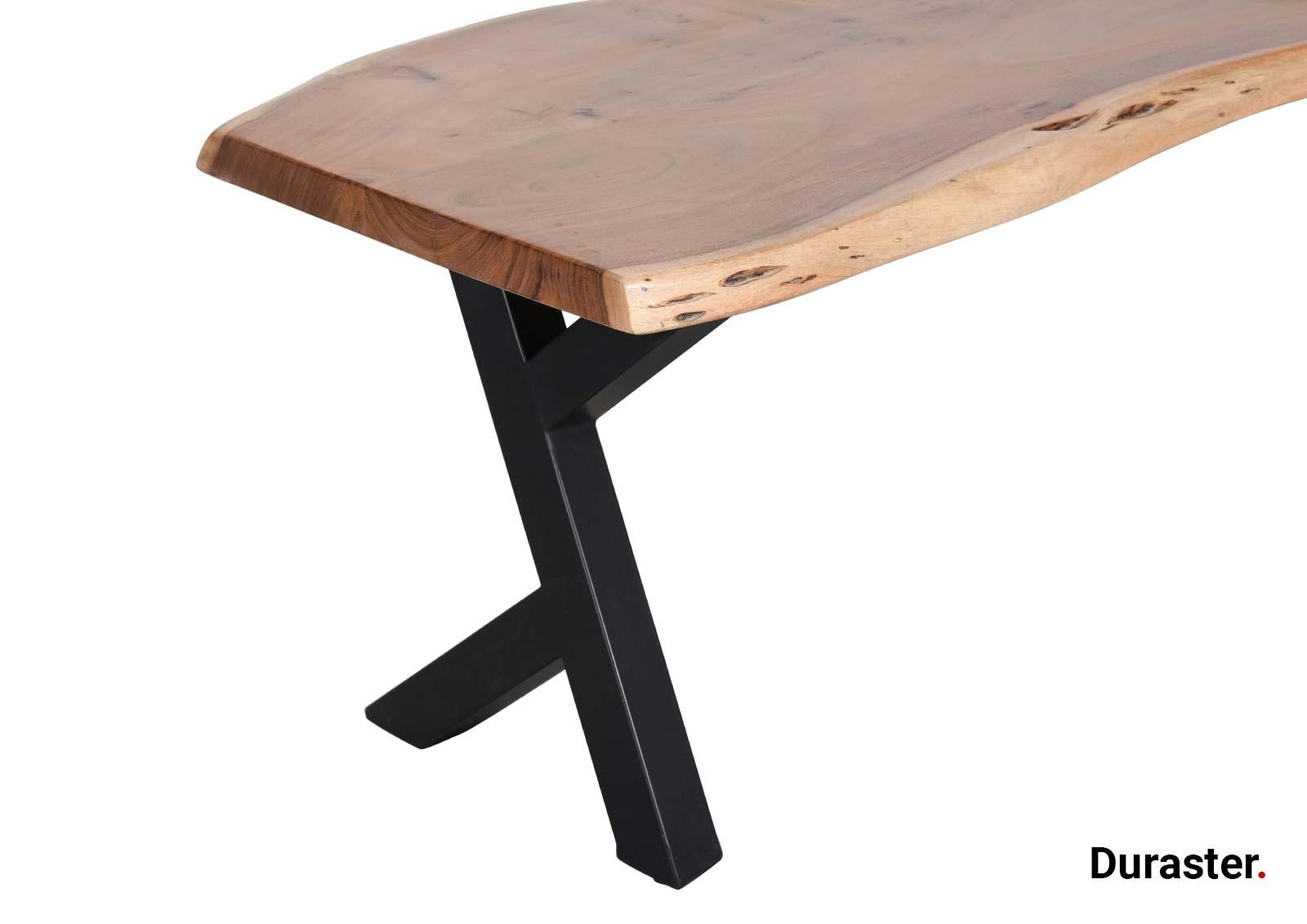 Verge Modern Acacia Live Edge Dining Set #2 - Duraster