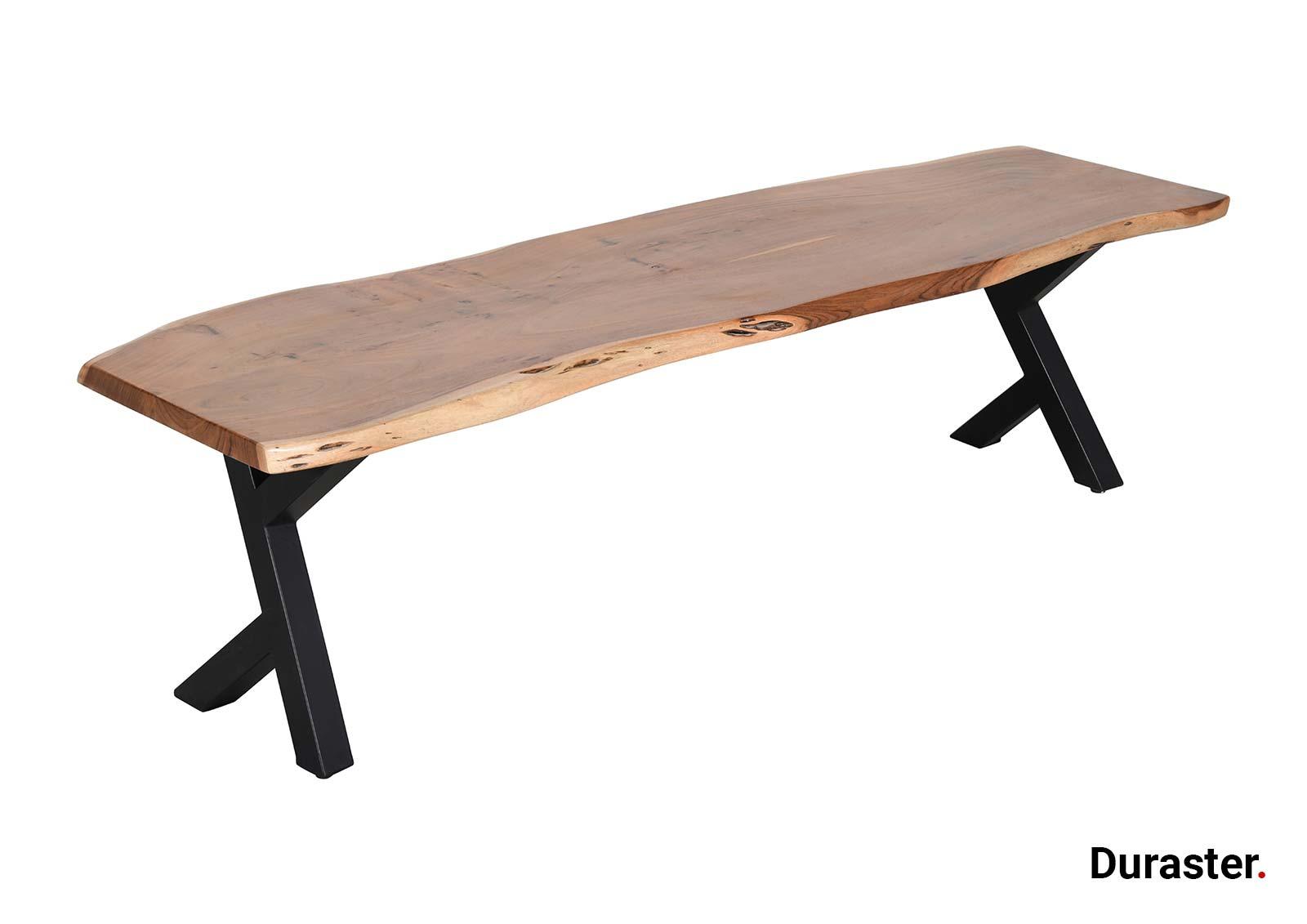Verge Modern Acacia Live Edge Dining Set #2 - Duraster