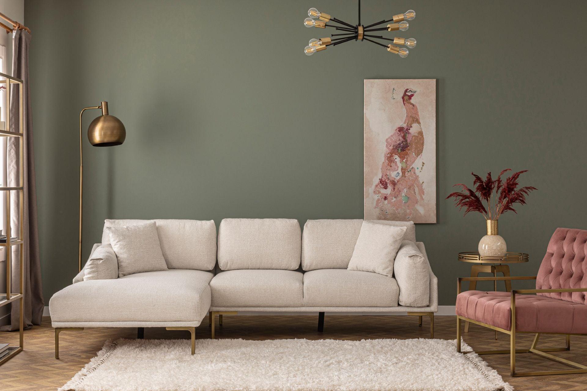 Diana Corner Sofa Ecru #2 - Duraster