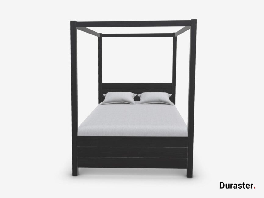 Tuscany Solid Acacia Wood Four-Poster Bed #4 - Duraster