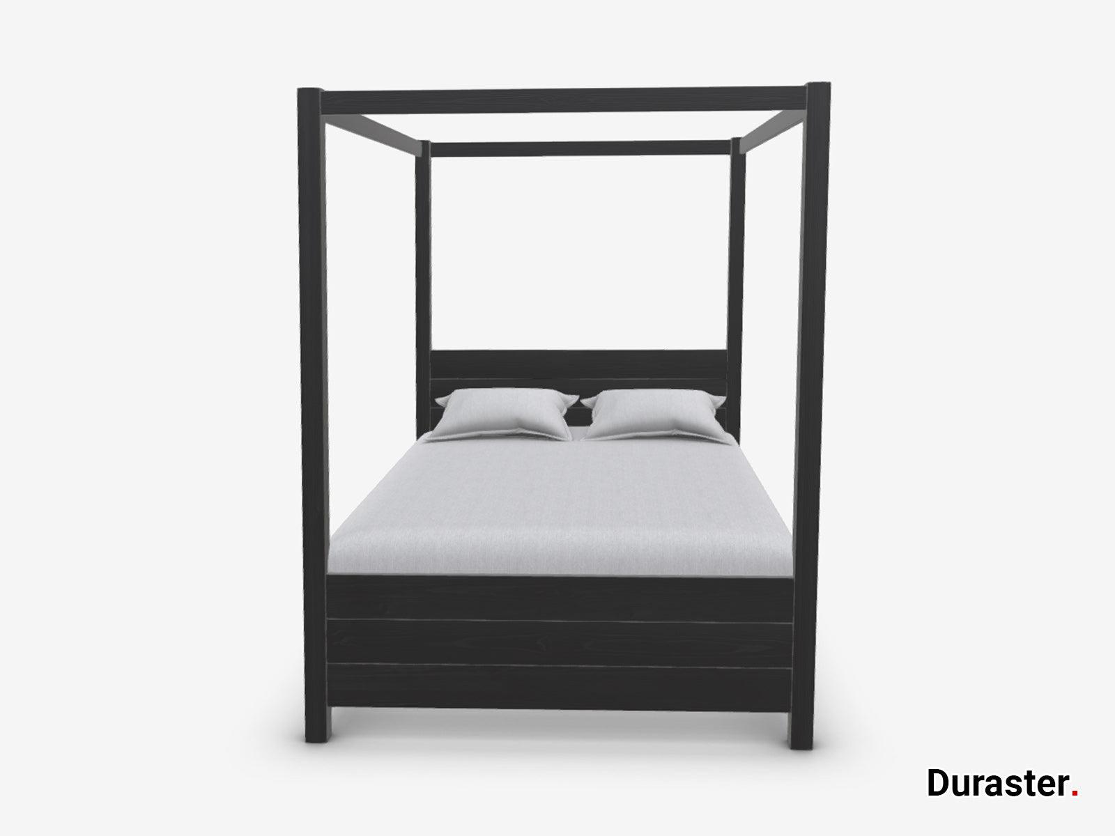Tuscany Solid Acacia Wood Four-Poster Bed #4 - Duraster