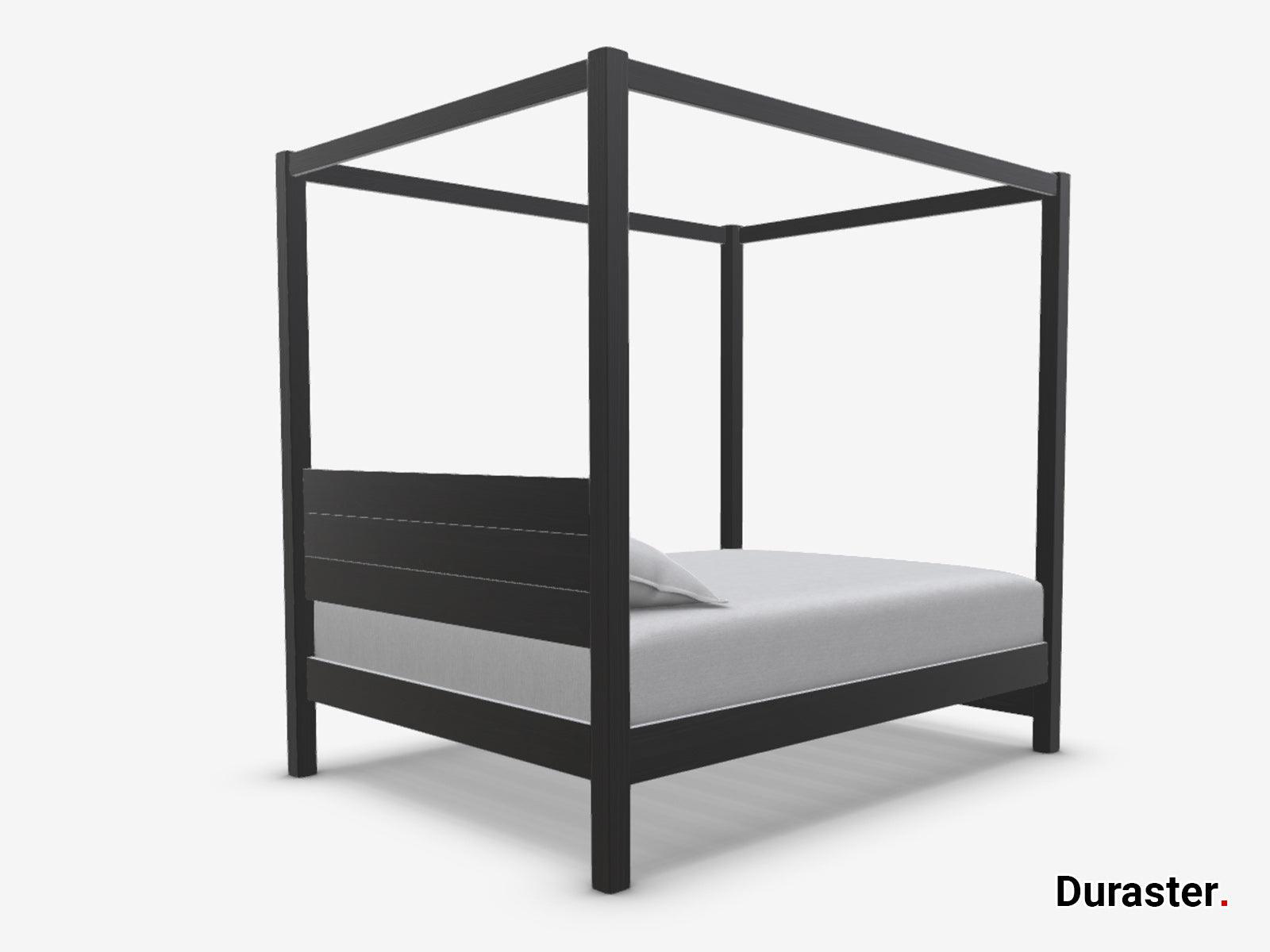 Tuscany Solid Acacia Wood Four-Poster Bed #4 - Duraster