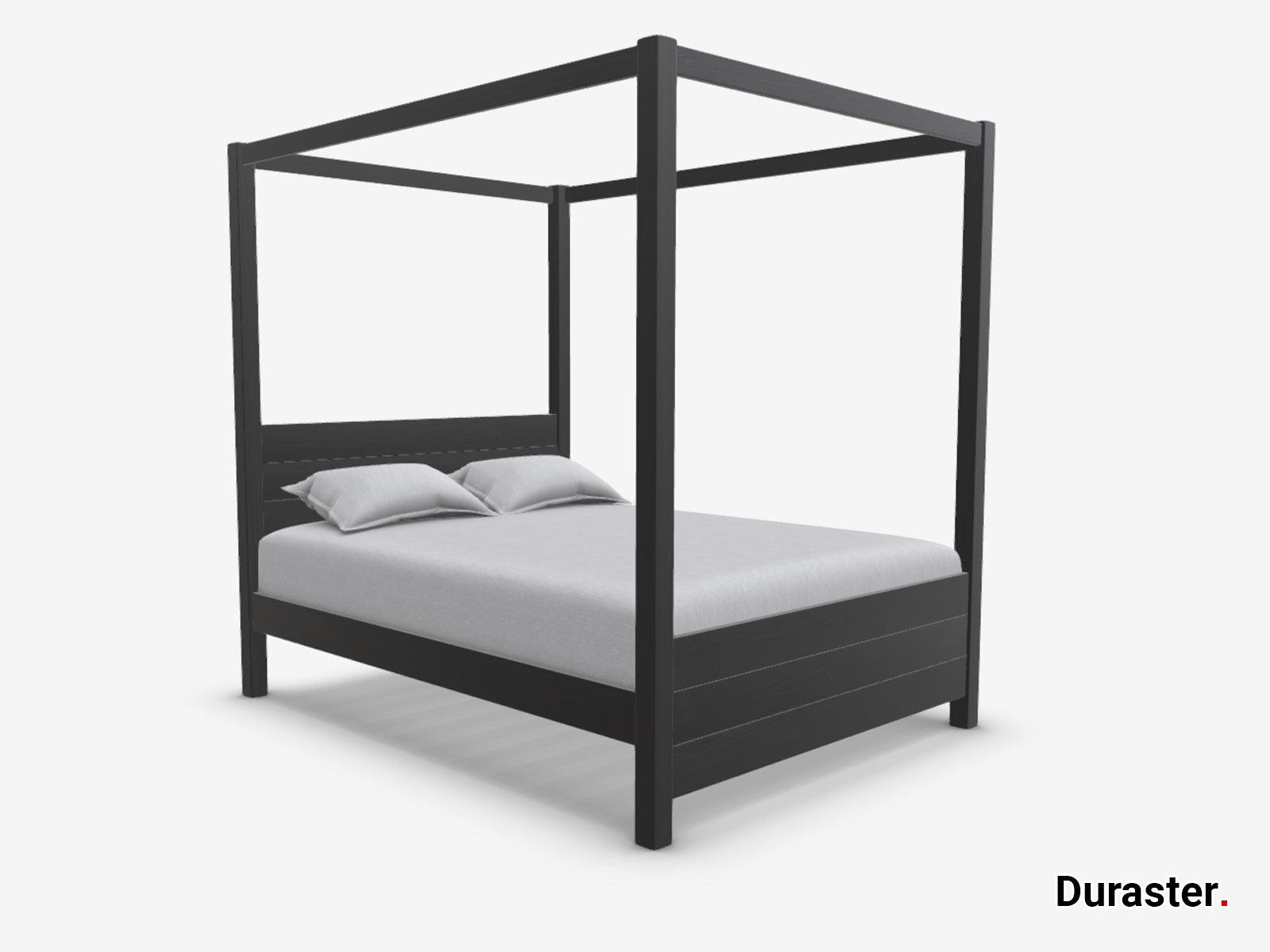 Tuscany Solid Acacia Wood Four-Poster Bed #4 - Duraster