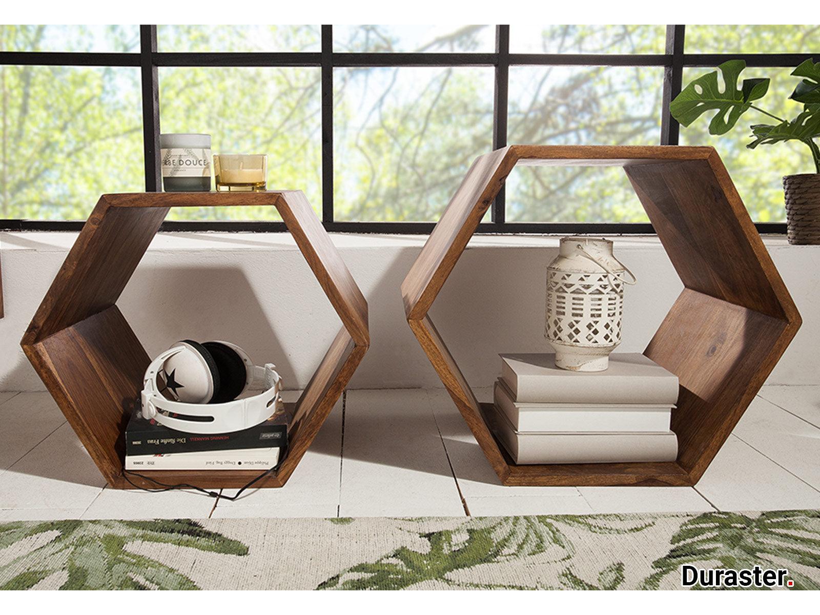 Sheesham Wood Nesting Side Tables