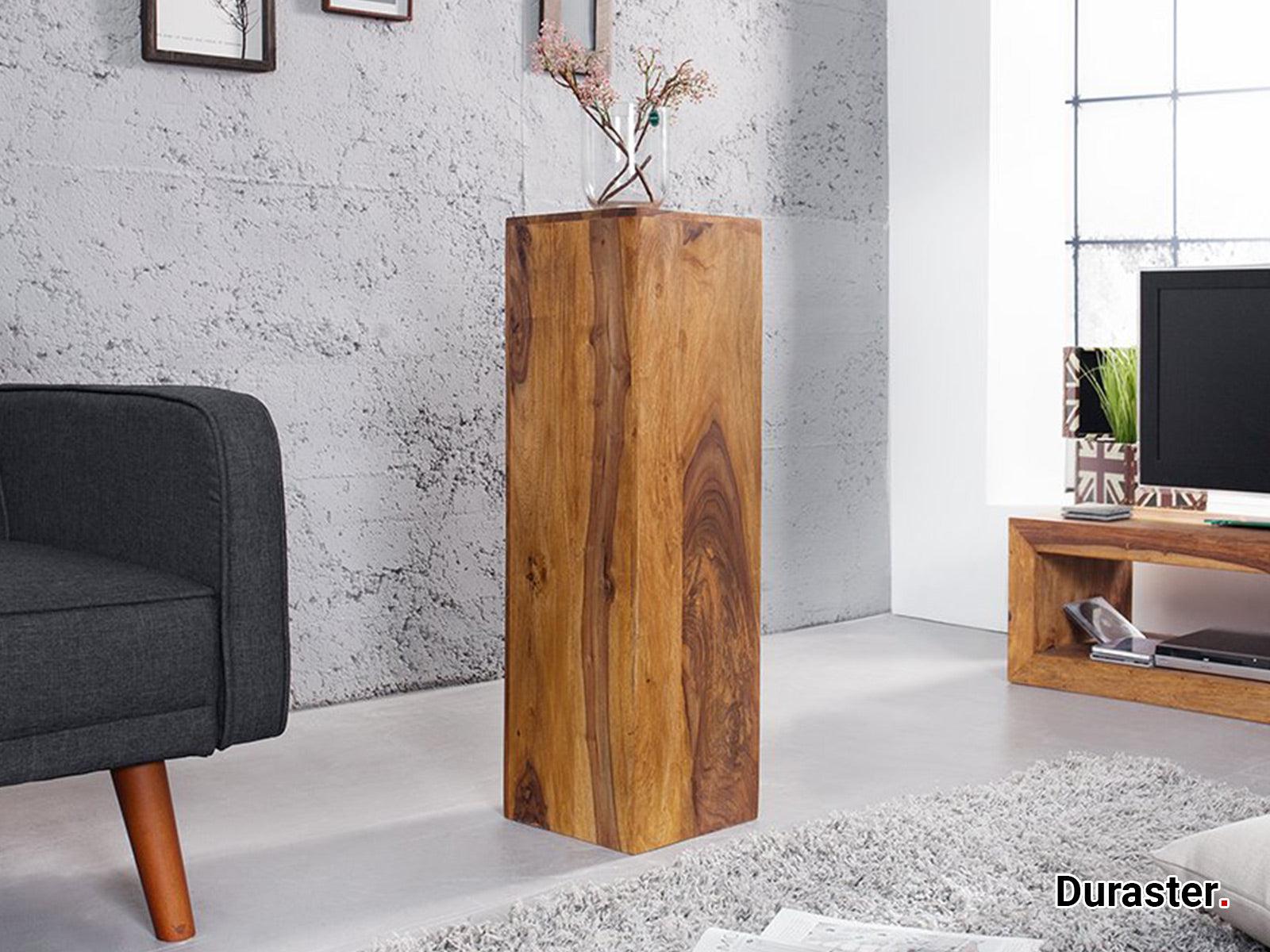 Buckingham Modern Sheesham wood Set of 3 Side Table ( Pillars ) #2 - Duraster