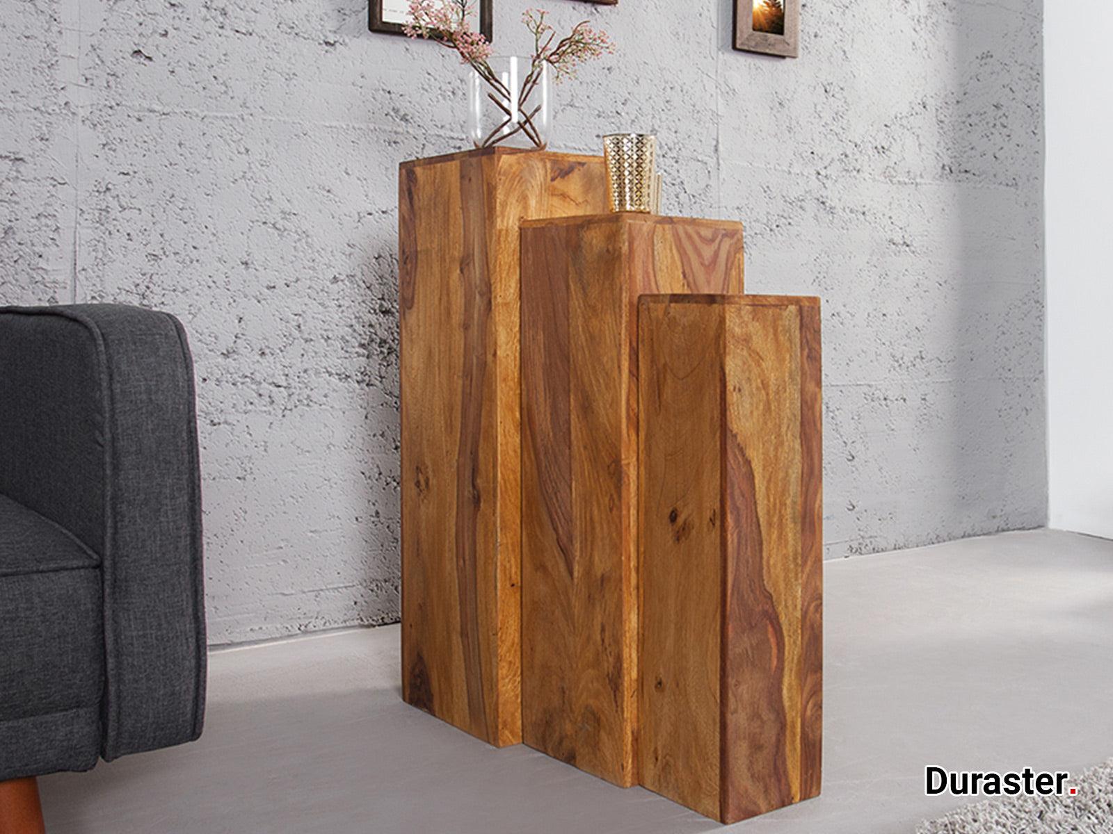 Sheesham Wood Nesting Side Tables