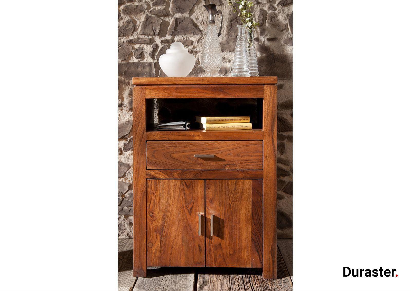 Bison Modern Acacia Wood Dresser with Storage - Duraster