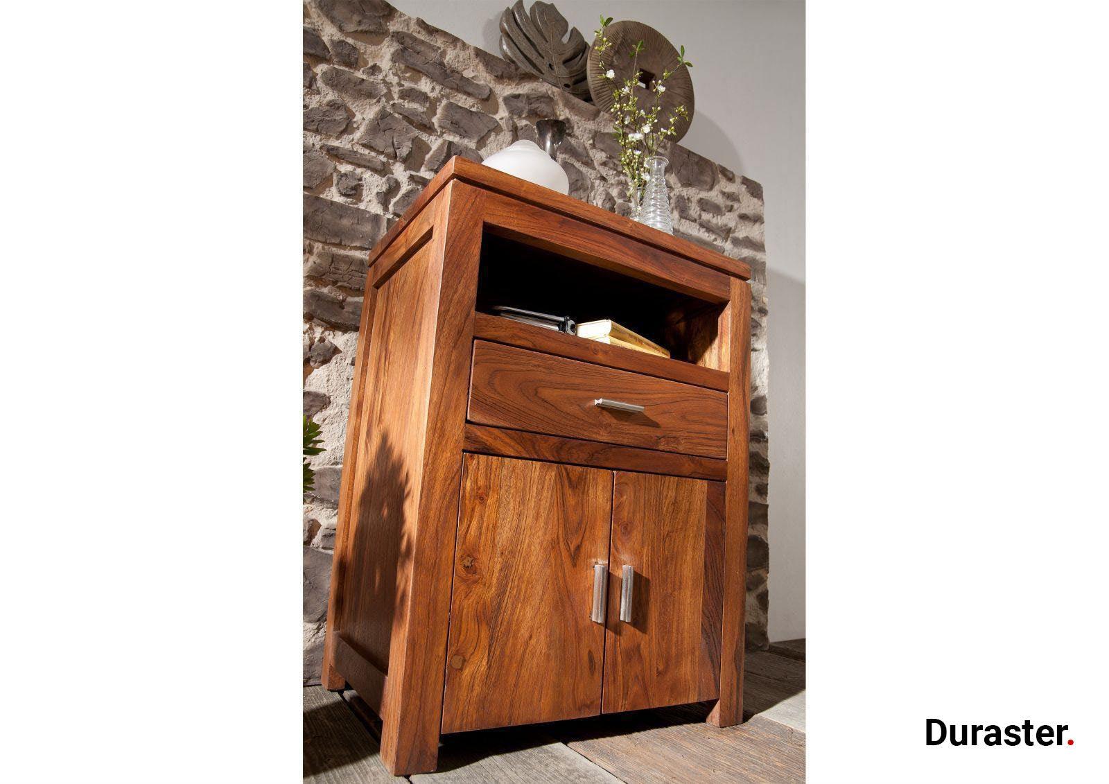 Bison Modern Acacia Wood Dresser with Storage - Duraster