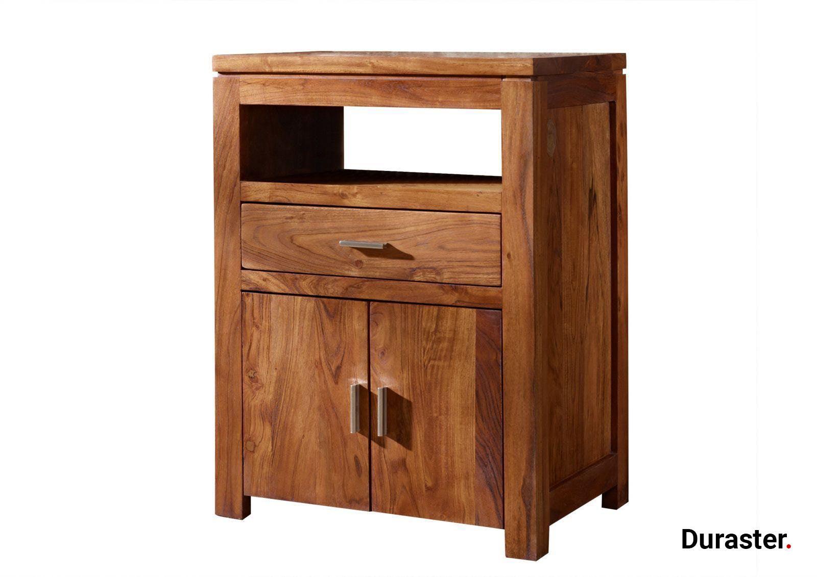 Bison Modern Acacia Wood Dresser with Storage - Duraster