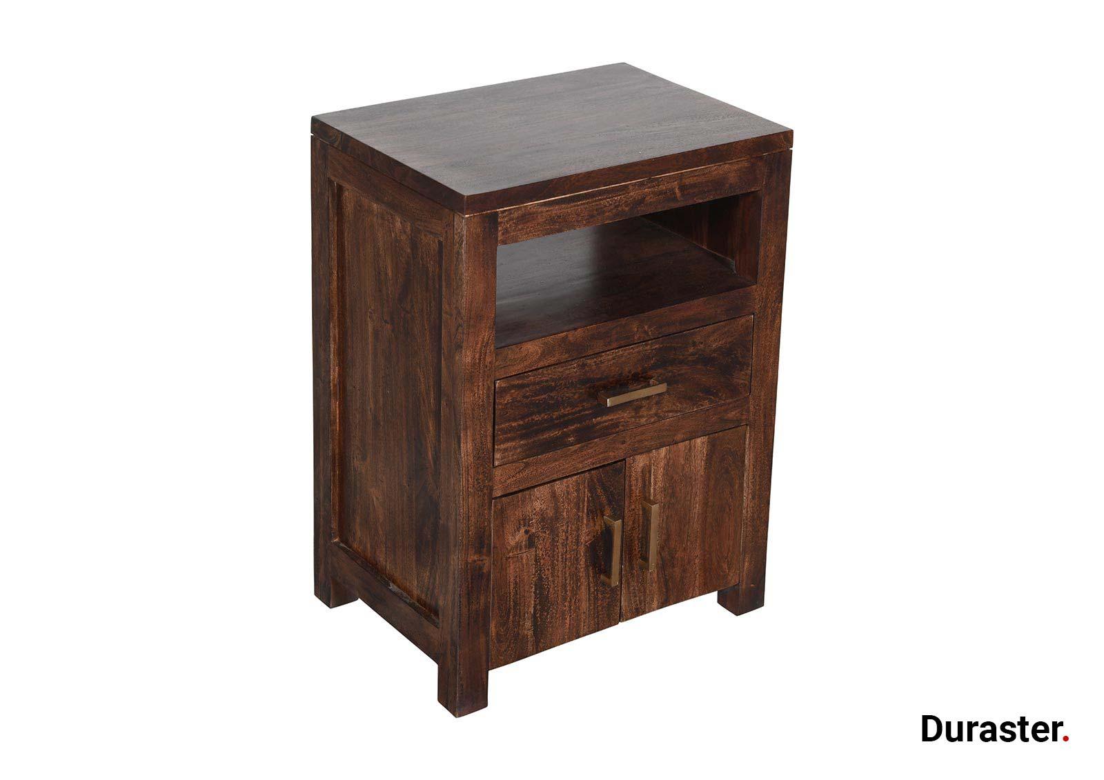 Bison Modern Acacia Wood Dresser with Storage - Duraster