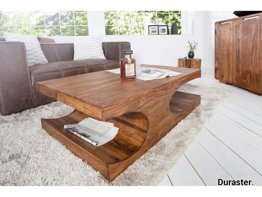 Buckingham Modern Sheesham wood Coffee Table #1 - Duraster