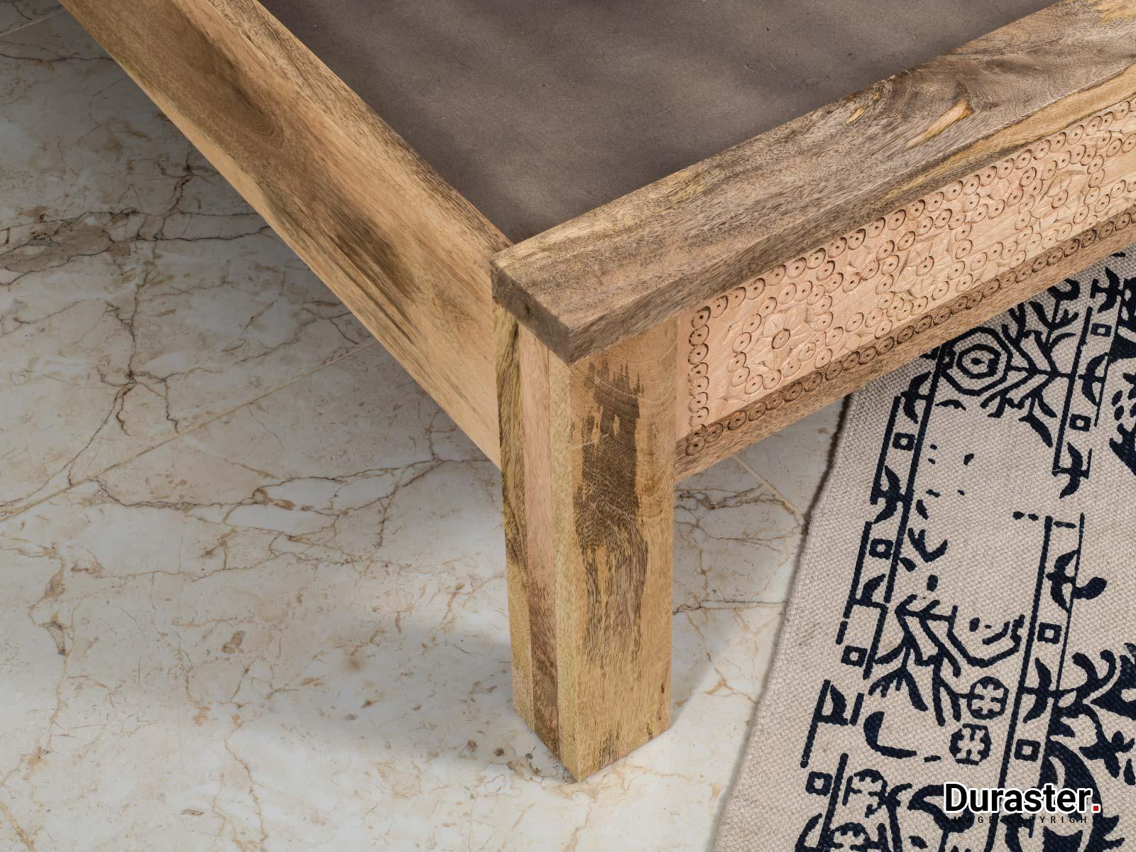 Ajenta Mango Wood Carving Bed#1 - Duraster